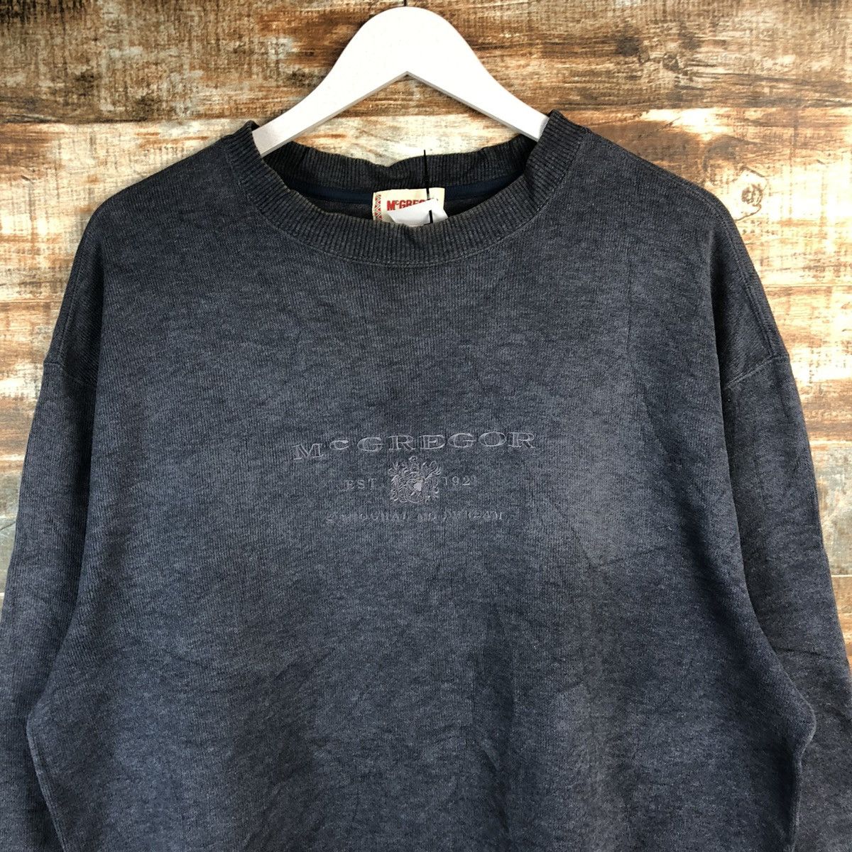 McGregor Mc Gregor vintage Grey Sweatshirt #A1912 Size US L / EU 52-54 / 3 - 5 Thumbnail