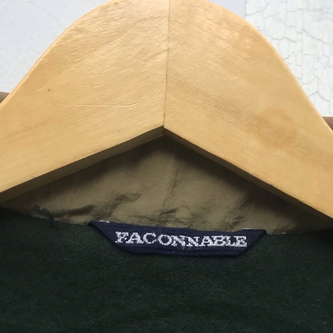 Designer × Faconnable Vintage Faconnable hunting jacket Big Pocket Full Zip musta Size US L / EU 52-54 / 3 - 11 Thumbnail