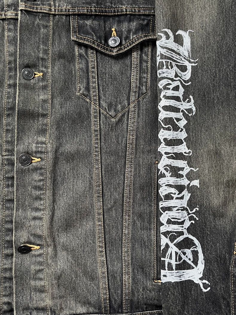 Balenciaga Balenciaga Old Jean jacket with dragon pattern in the Year Size US XS / EU 42 / 0 - 4 Thumbnail