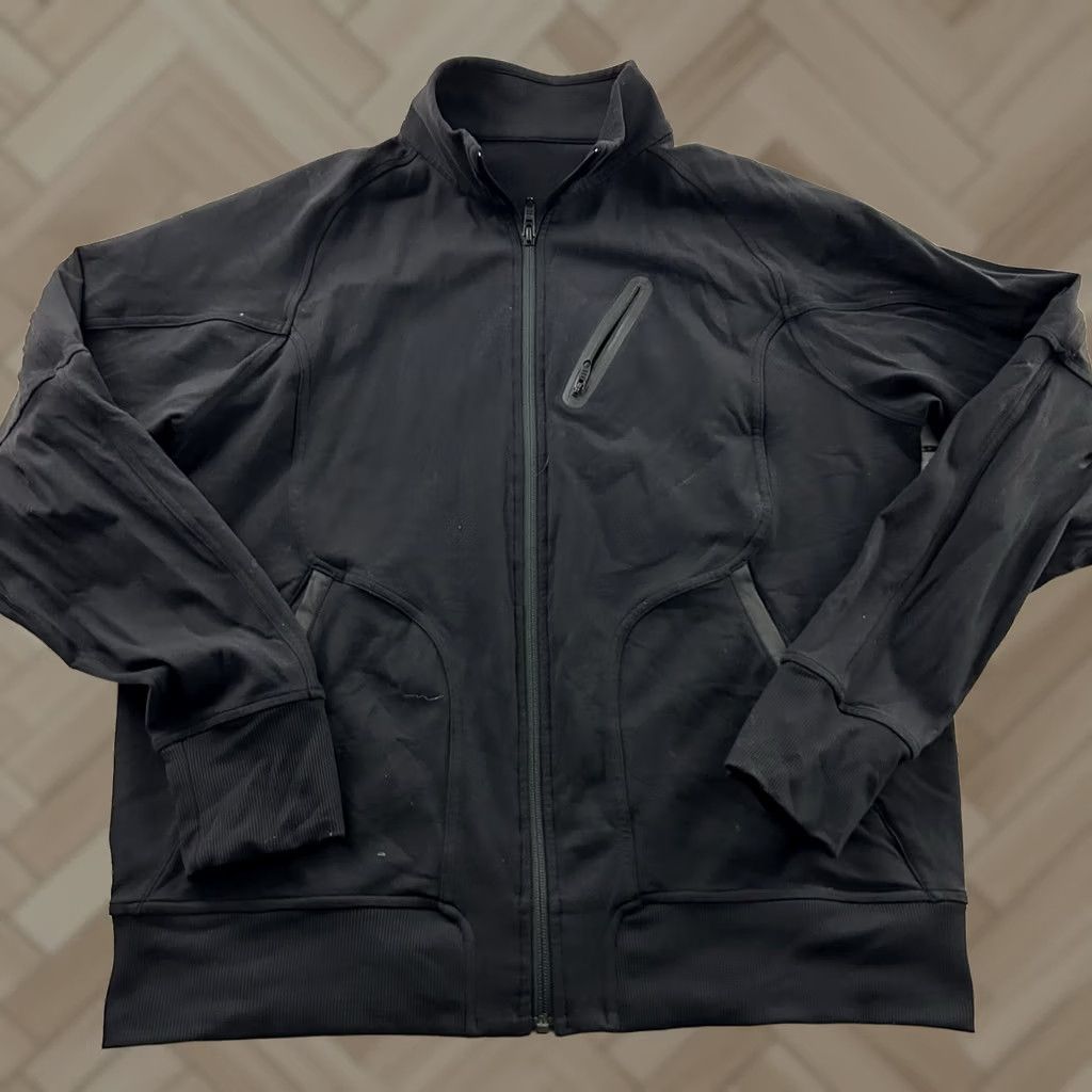 Lululemon Lululemon Full Zip Athletic Jacket Men XL Black Size US XL / EU 56 / 4 - 1 Thumbnail