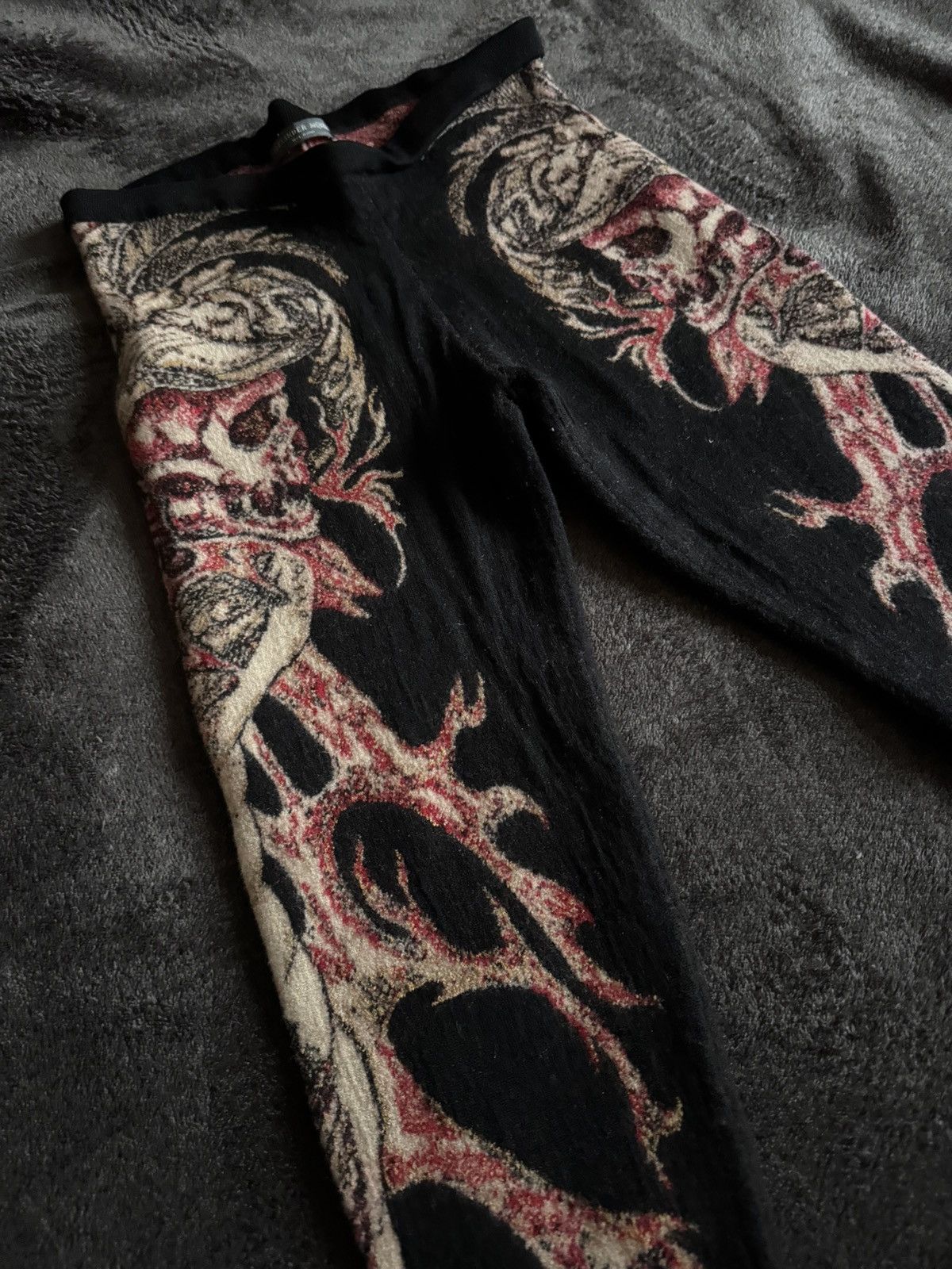Alexander McQueen Alexandr McQueen A/W 2010 Angels & Demons Hells Angels Size 22" - 2 Thumbnail