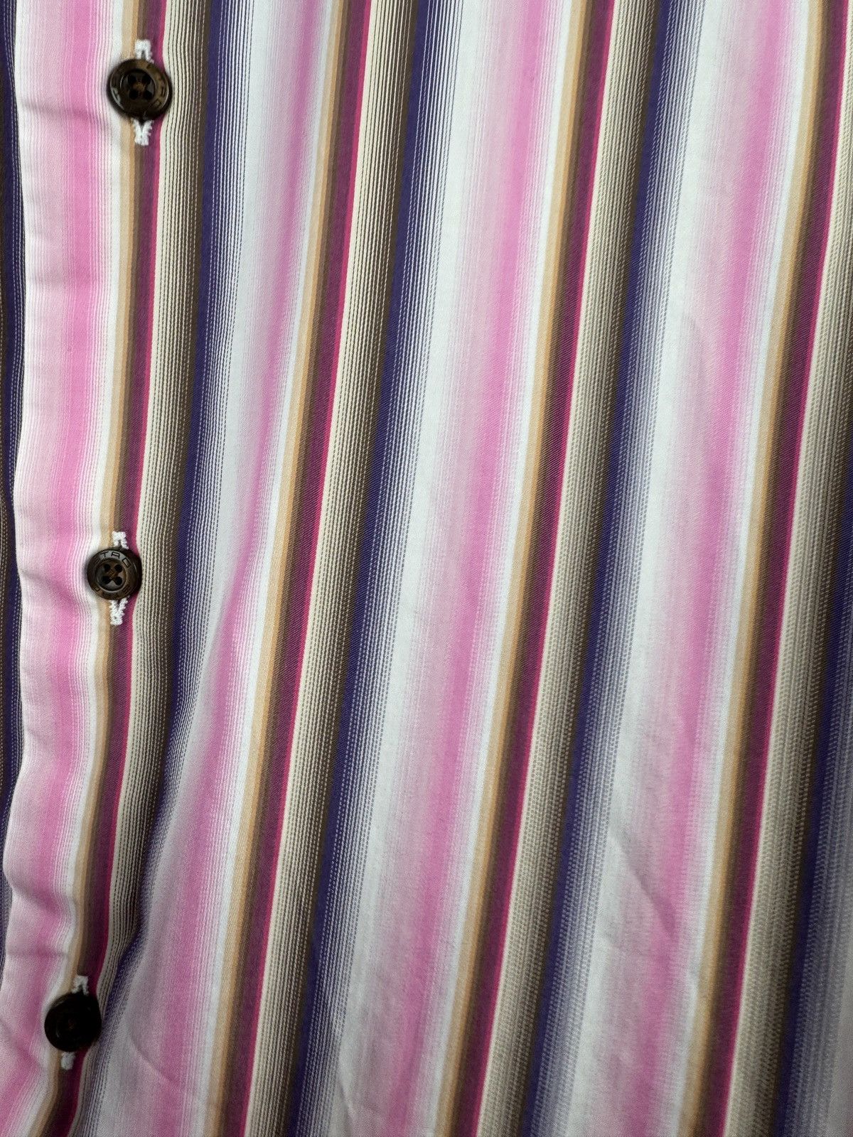 Etro Men’s Etro Milano Striped Shirt Button Up Long Sleeve Size US XXL / EU 58 / 5 - 7 Thumbnail