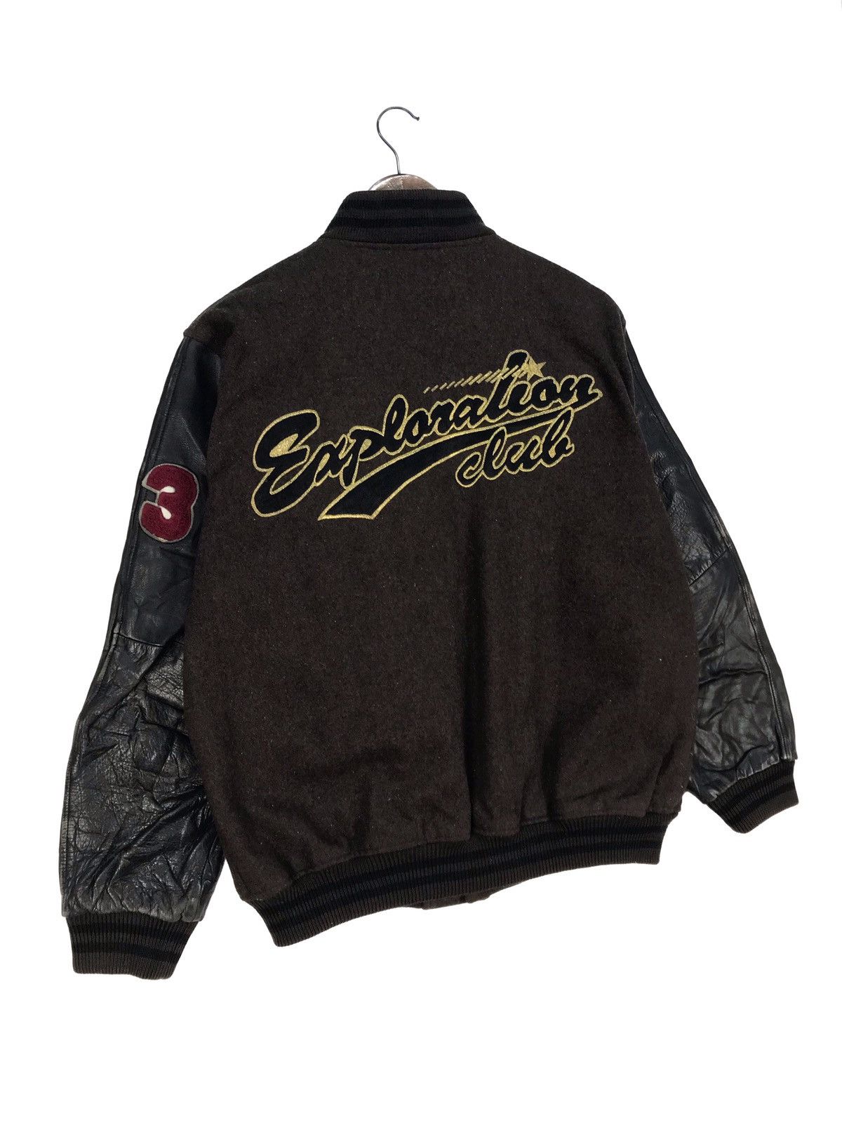 Designer × Vintage 🔥RARE🔥VINTAGE 90s VARSITY JACKET EMBROIDERY LOGO Size US L / EU 52-54 / 3 - 2 Thumbnail