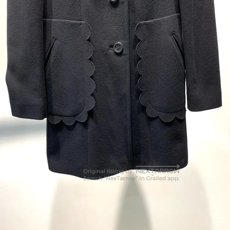 Valentino Valentino Black wool coat Size S / US 4 / IT 40 - 6 Thumbnail