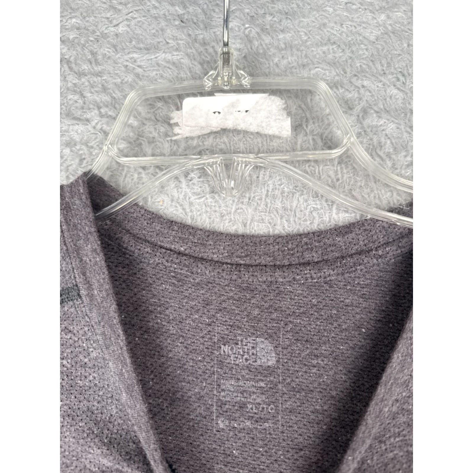 The North Face The North Face Shirt Men XL Gray Short Sleeve Crew Neck Polyester Blend Logo Size US XL / EU 56 / 4 - 7 Thumbnail