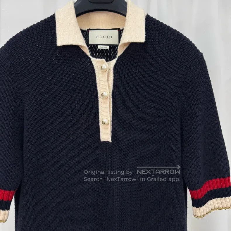 Gucci Gucci Woollen pearl button knitted dress Size XS / US 0-2 / IT 36-38 - 3 Thumbnail
