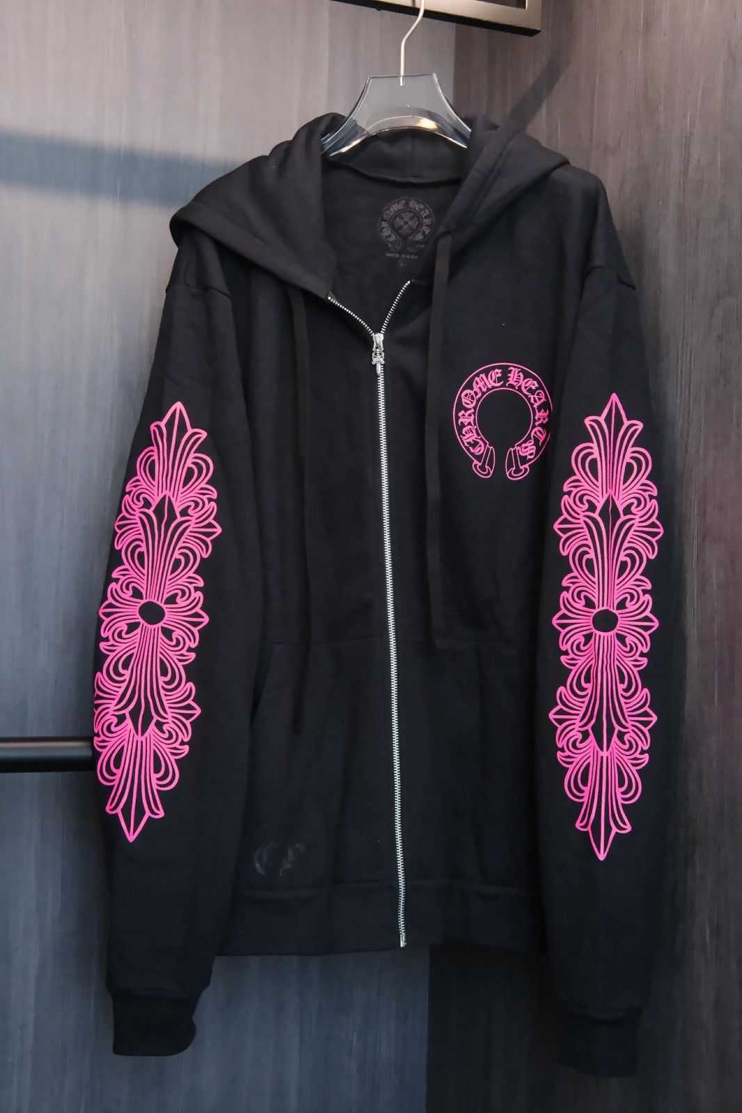 Chrome Hearts Chrome Hearts Zip Up Horseshoe Floral Size US L / EU 52-54 / 3 - 1 Thumbnail