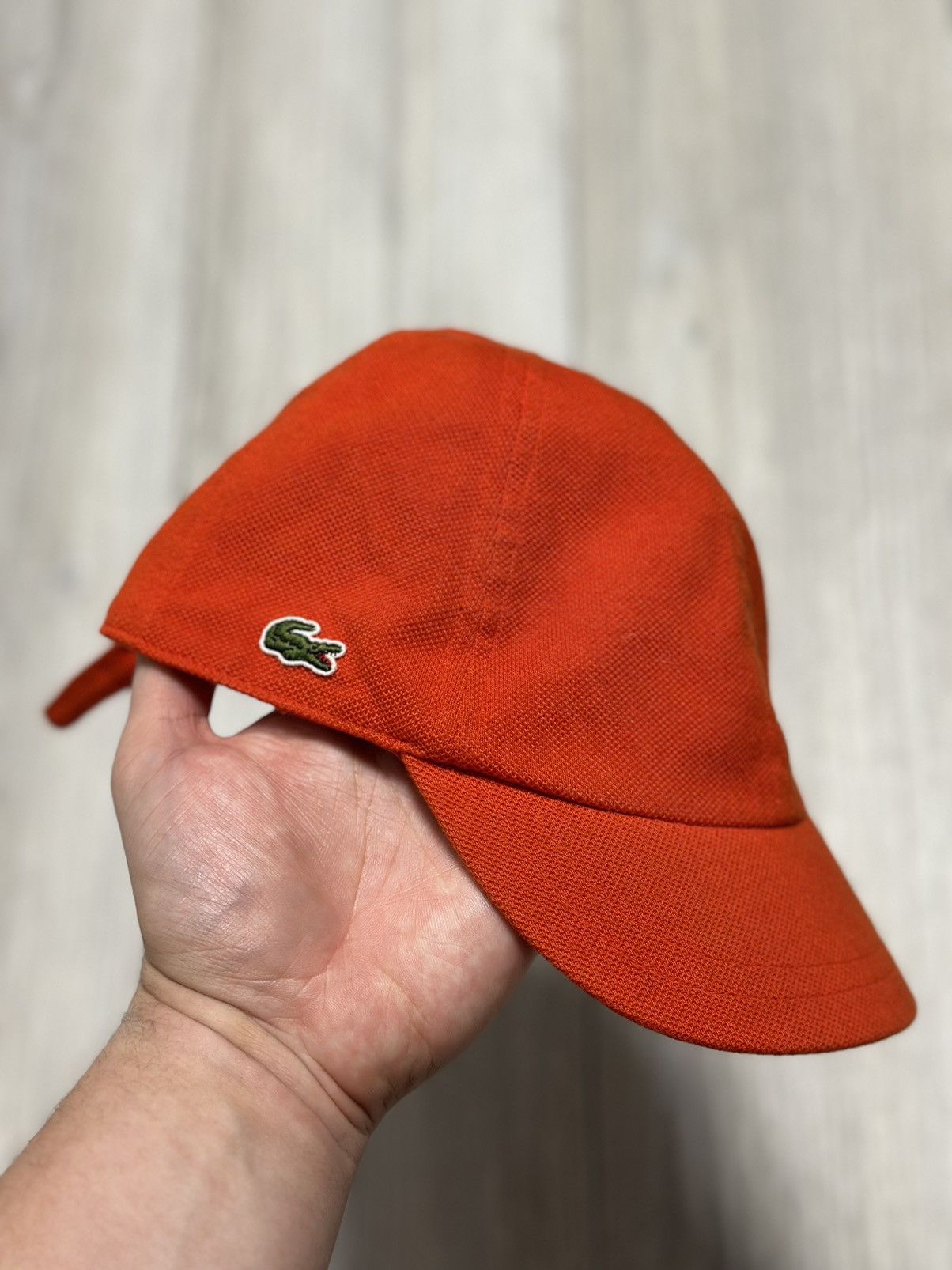 Lacoste Vintage Lacoste Y2K Orange cap hat Size ONE SIZE - 1 Thumbnail