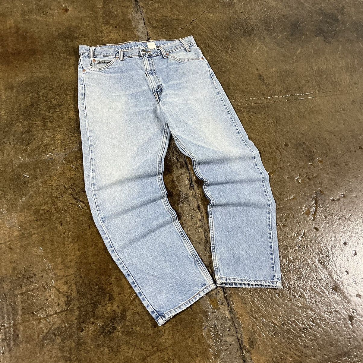Levi's × Vintage Crazy Vintage 90s Levi's 505 Orange Tab Faded Skater Jeans Size US 36 / EU 52 - 7 Thumbnail