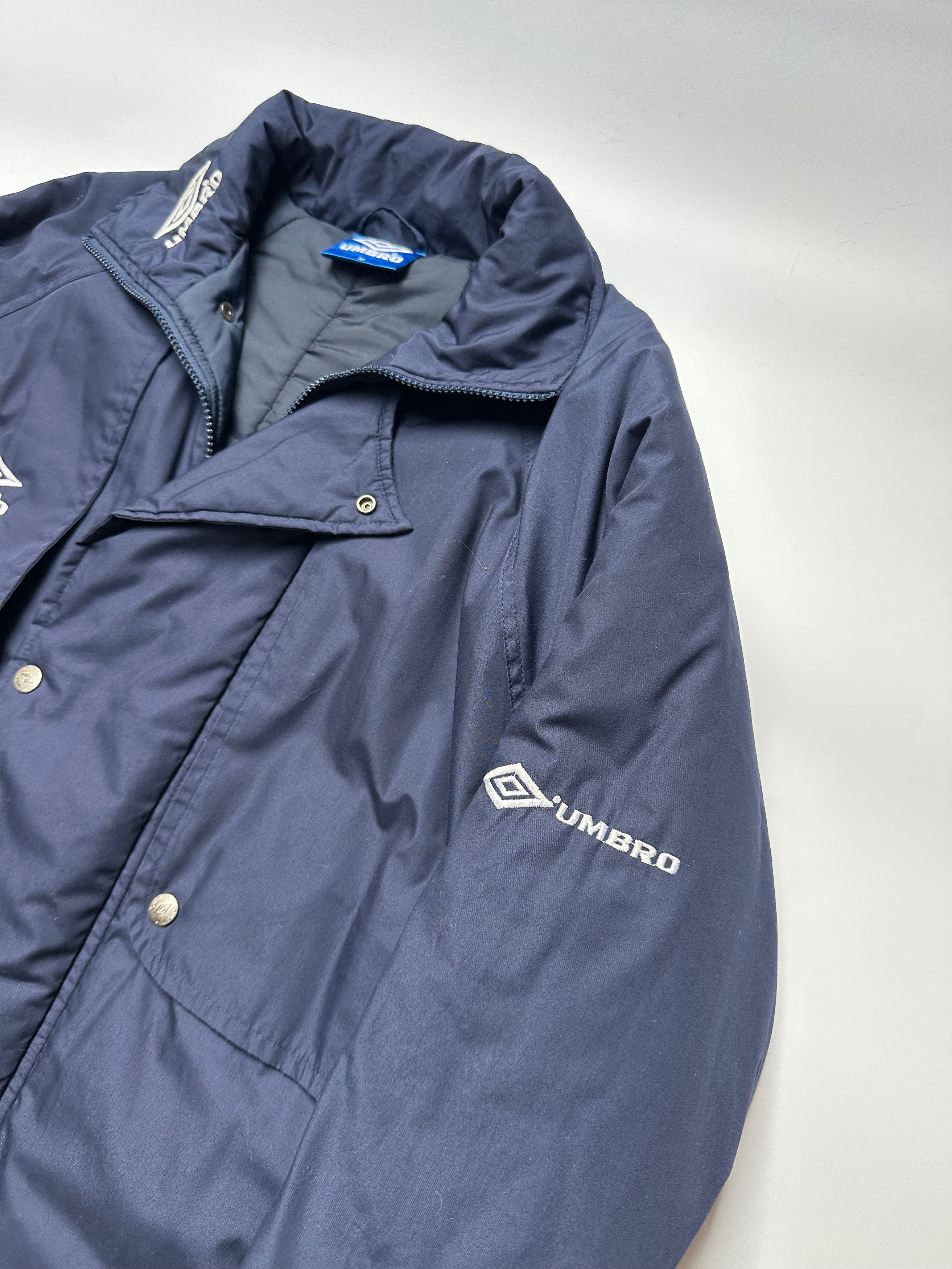 Umbro 90's UMBRO vintage padded long coat jacket Size US M / EU 48-50 / 2 - 7 Thumbnail