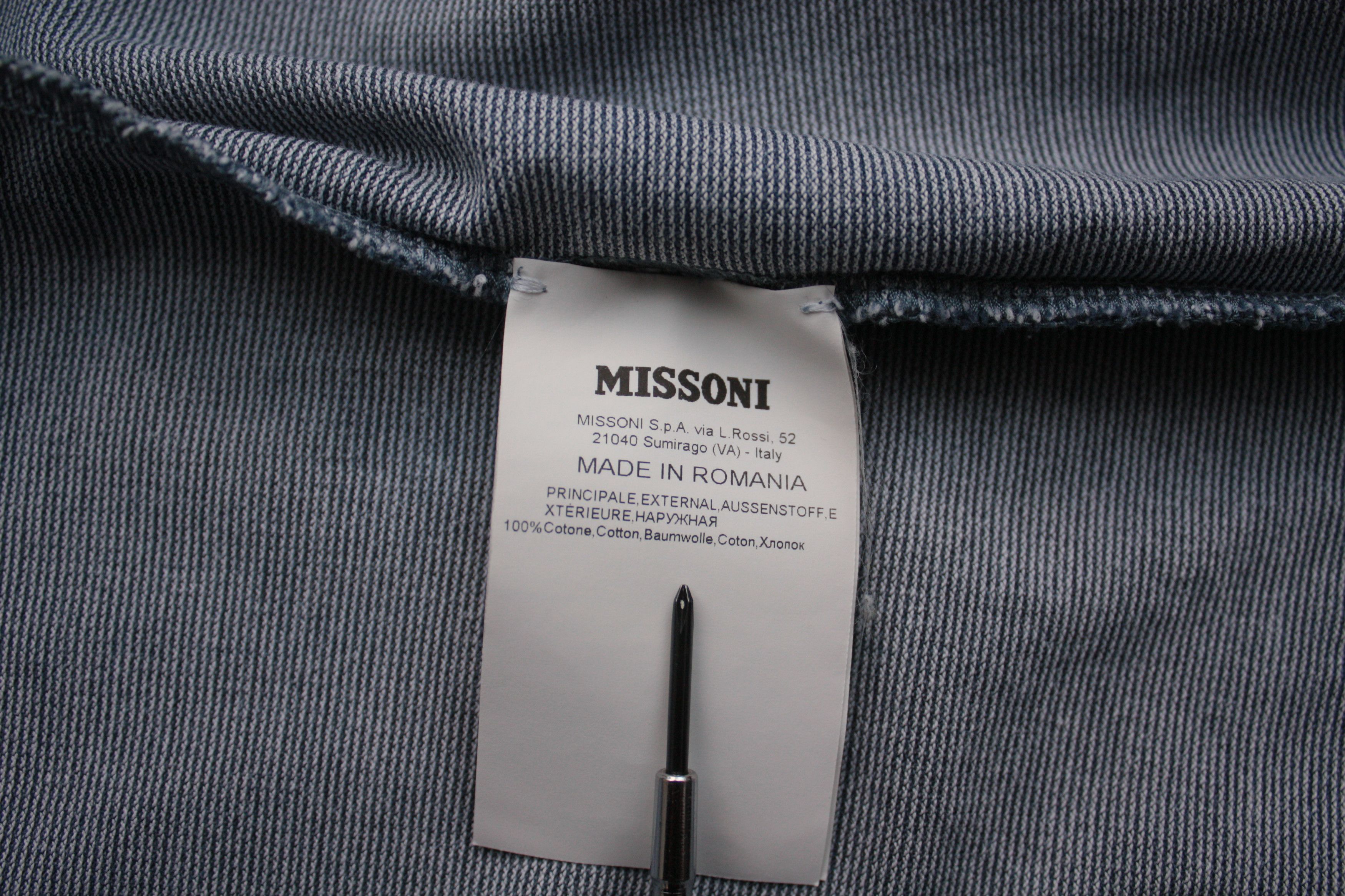 Missoni Missoni Men's Polo Made In Romania Size US L / EU 52-54 / 3 - 5 Thumbnail