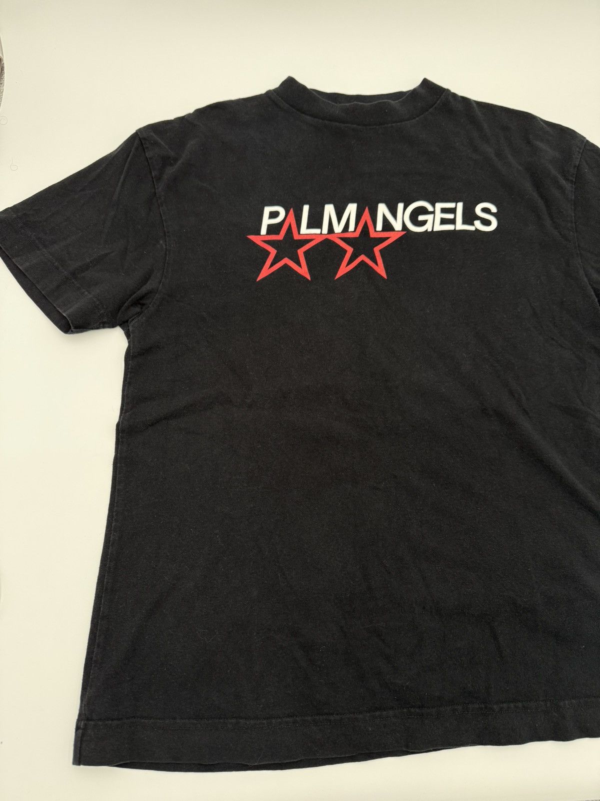 Palm Angels Palm Angels Star T-Shirt glitter logo Tagged XS but fits Med Size US XS / EU 42 / 0 - 11 Thumbnail