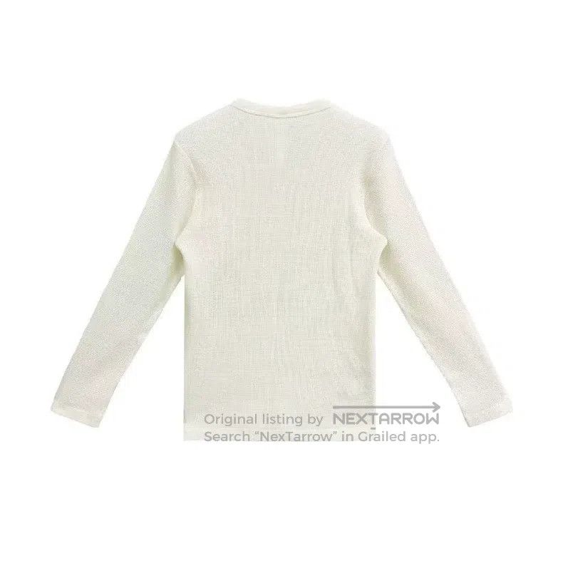 Chrome Hearts CHROME HEARTS Size M White waffle long sleeves Size US M / EU 48-50 / 2 - 2 Thumbnail