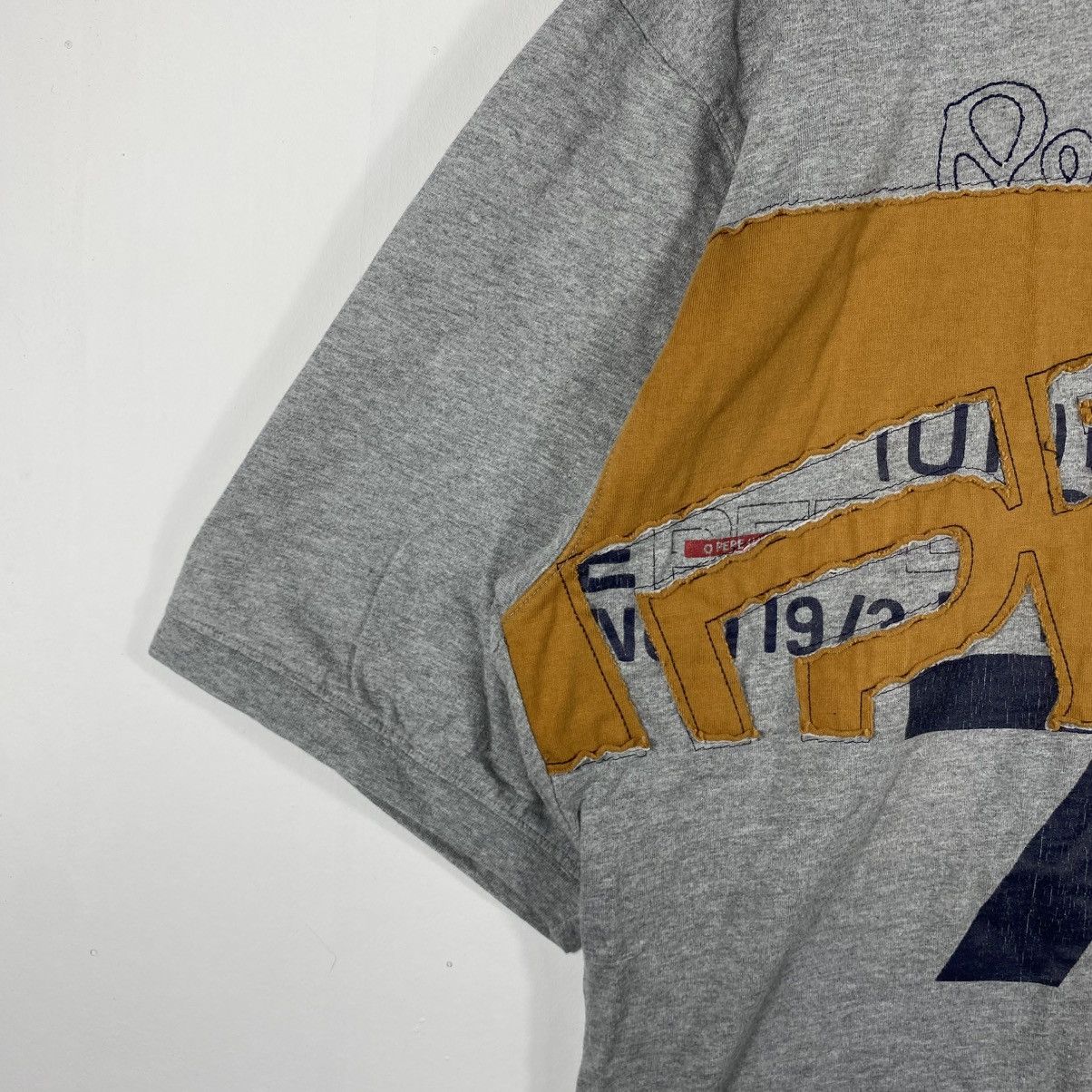 Pepe Jeans Vintage 00's PEPE JEANS Cut & Sew Design Tee Shirt Size US XL / EU 56 / 4 - 4 Thumbnail