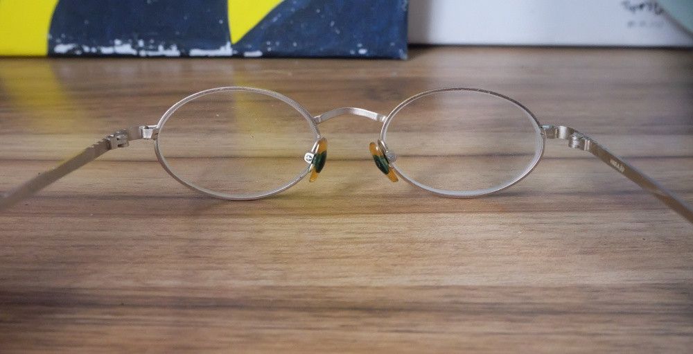 Japanese Brand Harajuku Glasses Matte Gold Size ONE SIZE - 4 Thumbnail