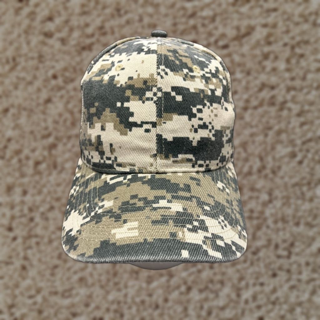 Vintage Hat Strap Back Adult One Size Green Digital Camo 100% Polyester Camp Outdoors Size ONE SIZE - 1 Thumbnail