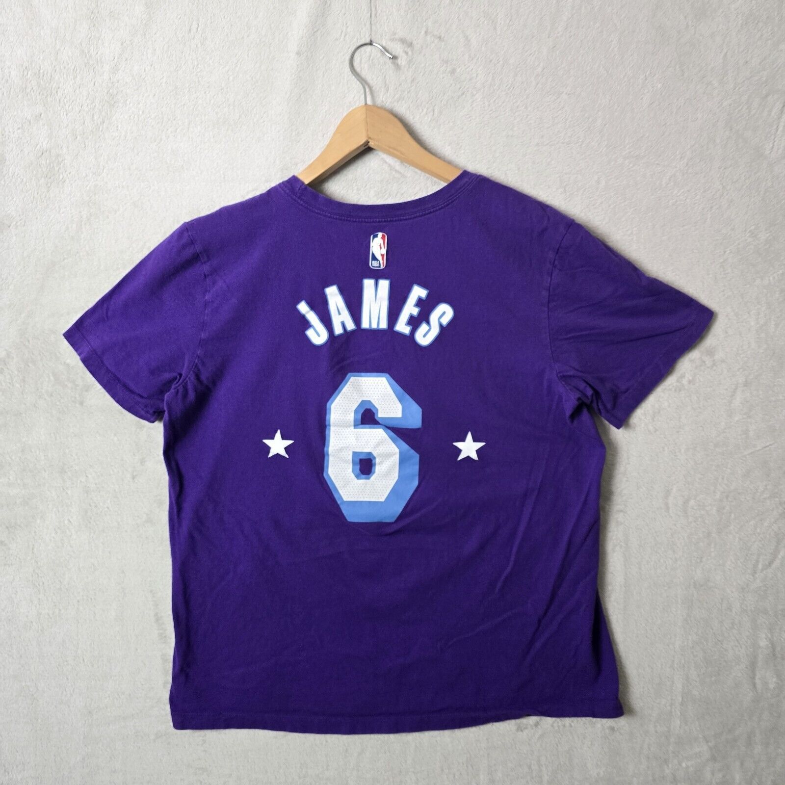Nike Nike Tee NBA Los Angeles Lakers James 6 Shirt Sz Large Size US L / EU 52-54 / 3 - 5 Thumbnail