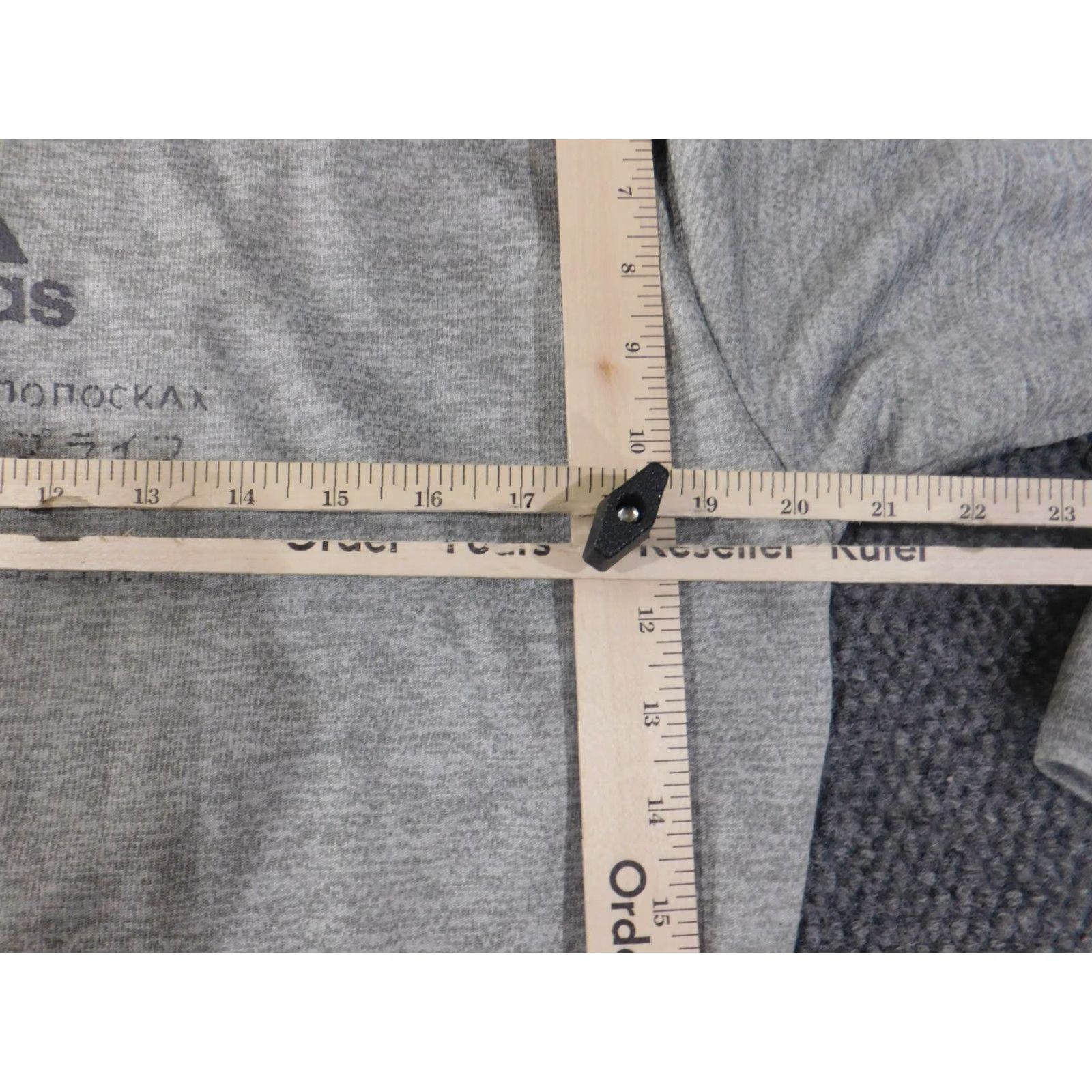Adidas Adidas Hoodie Mens XL Gray Logo Pullover Stretch Active Knit Short Sleeve? Size US XL / EU 56 / 4 - 5 Thumbnail