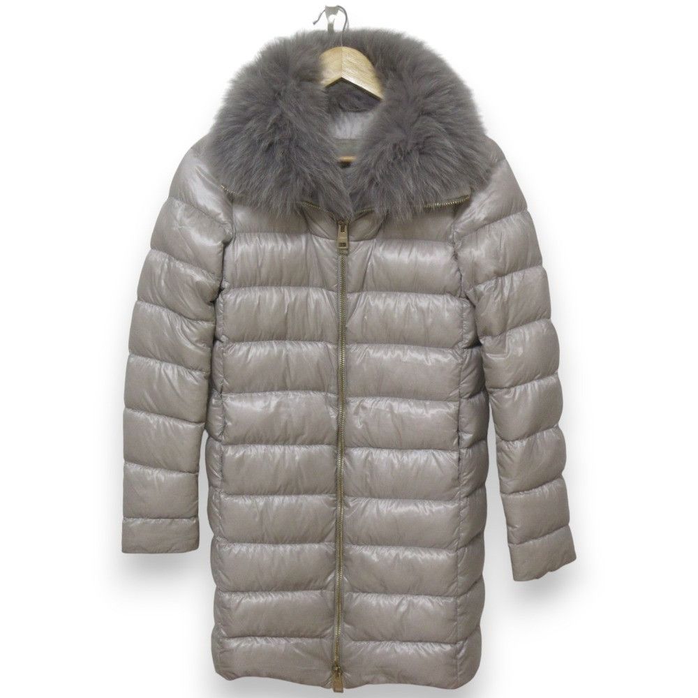 Other Other Herno Fox Fur Long Down Coat Others Outerwear PL0372D-12017-9402 DUTY FREE for USA Size ONE SIZE - 1 Thumbnail