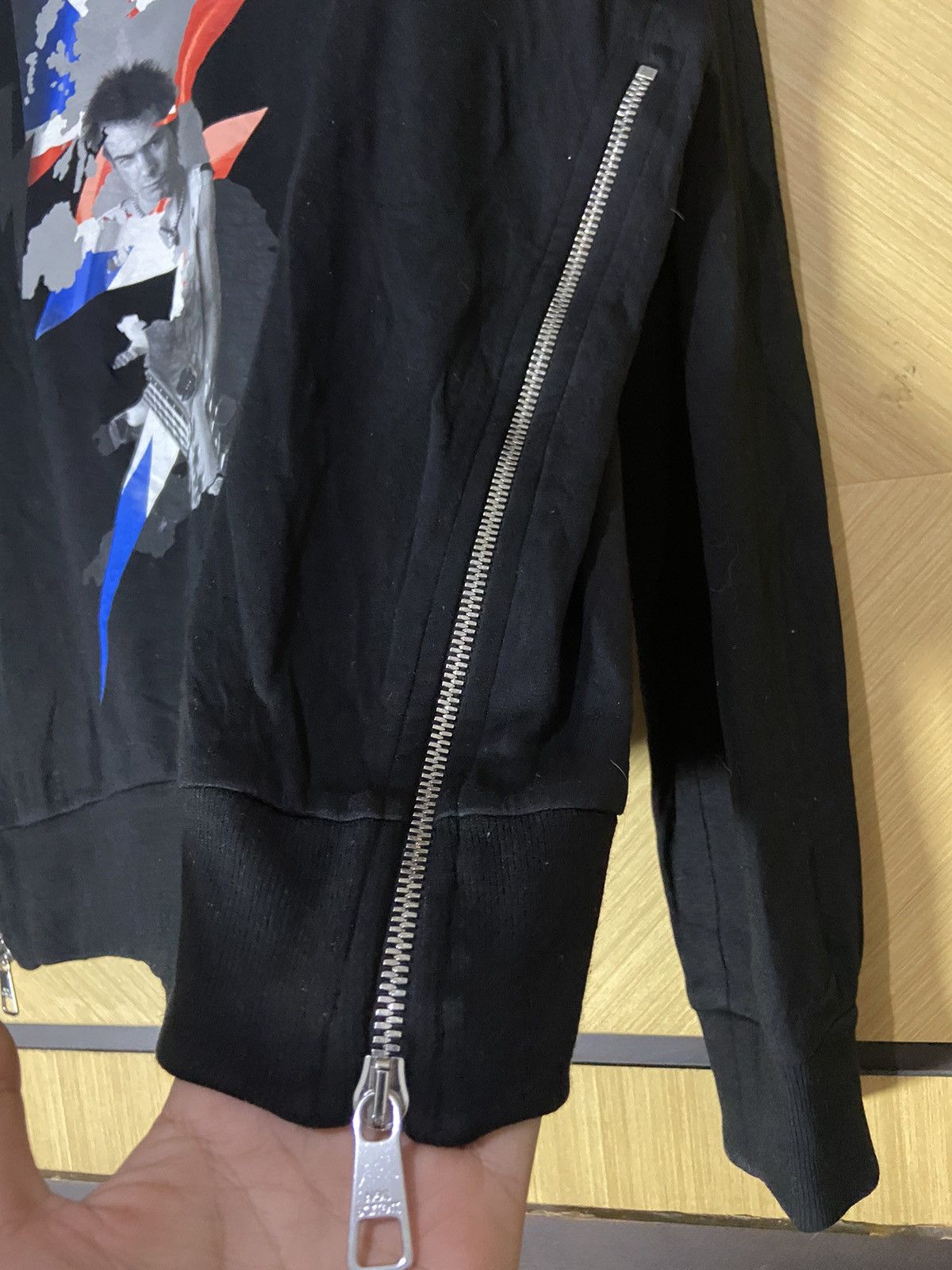 Neil Barrett Rare💥 neil barrett sid vicious double zipper sweatshirt Size US L / EU 52-54 / 3 - 5 Thumbnail