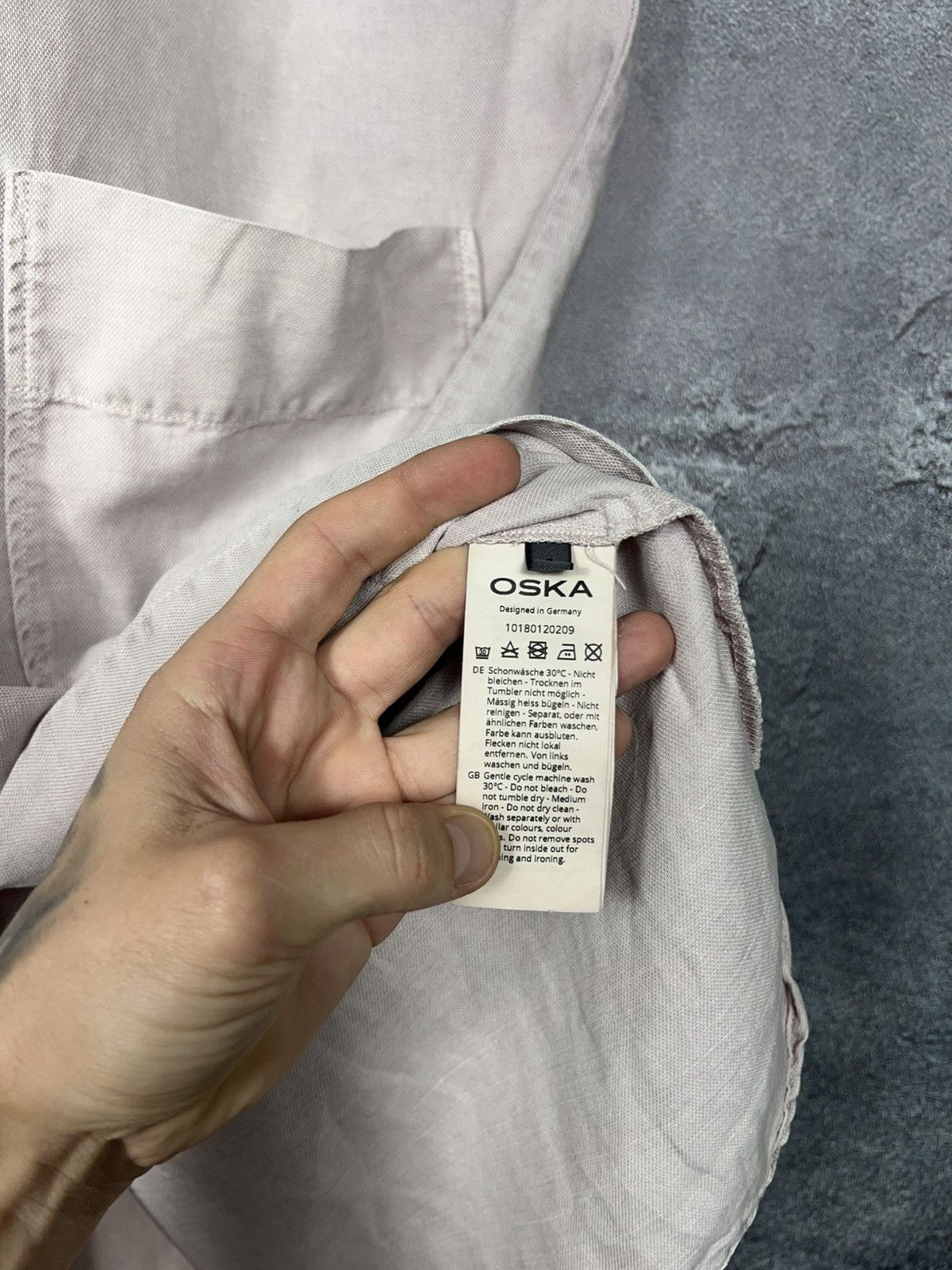 OSKA Oska Oversized Cap Sleeve Pockets Linen Lagenlook Dress Size M / US 6-8 / IT 42-44 - 8 Thumbnail