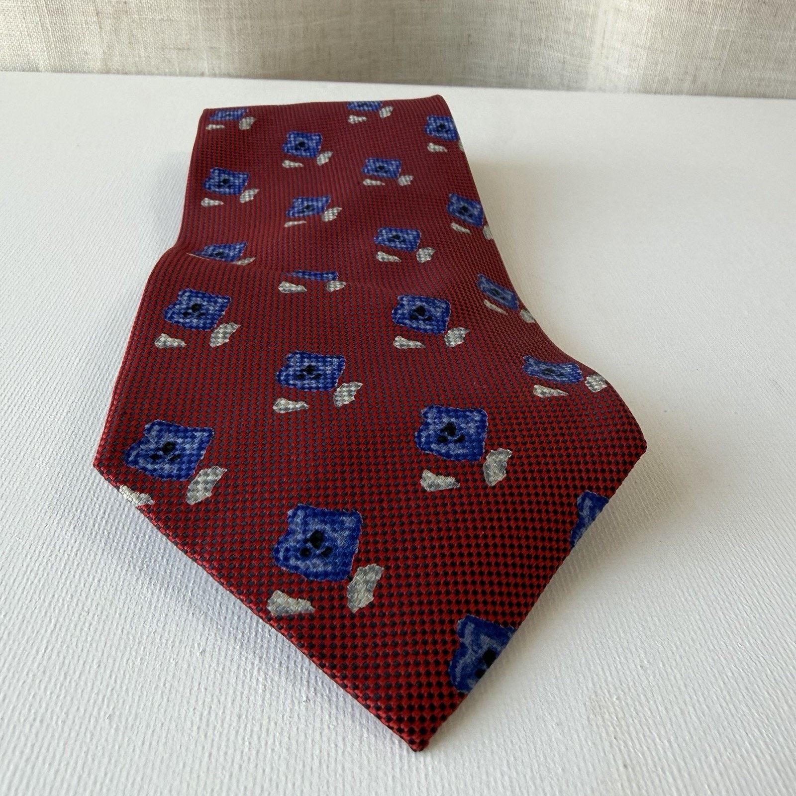 Vintage Biella Silk Tie Made in Italy for Britches of Georgetown VTG Size ONE SIZE - 17 Thumbnail