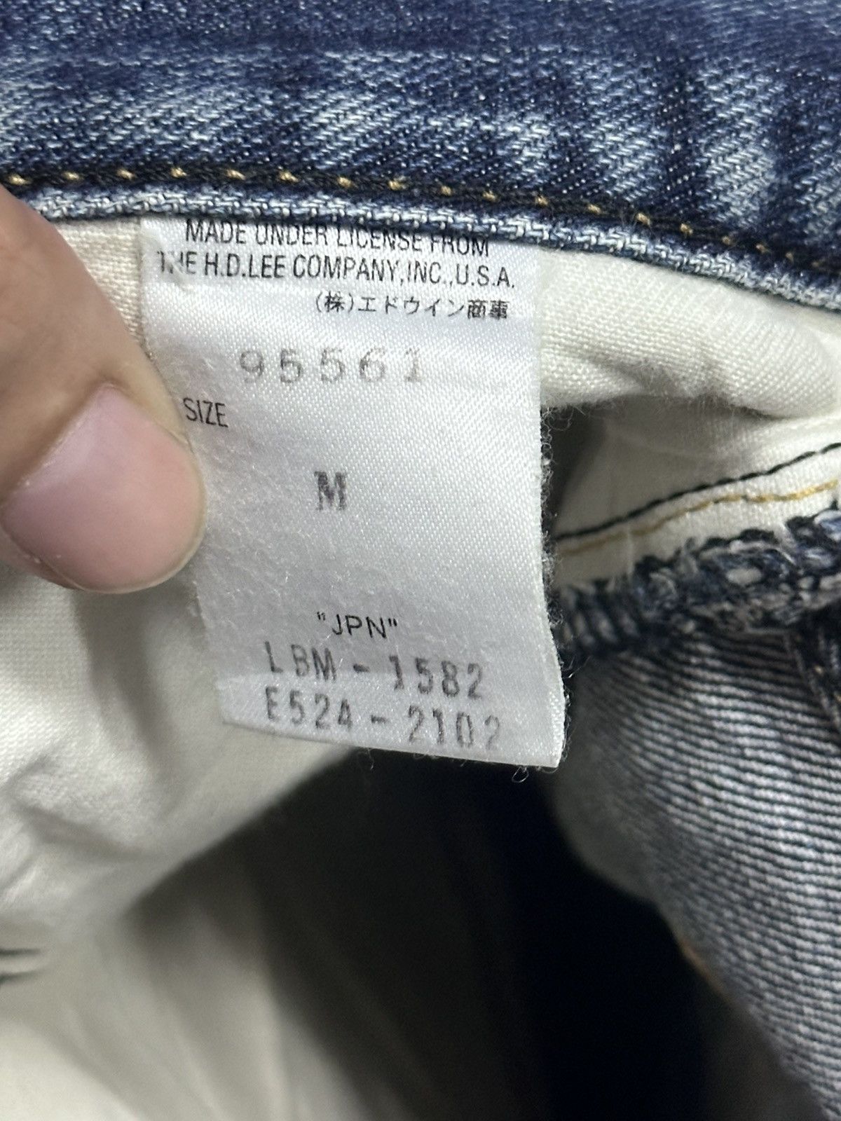 Lee Lee Riders Vintage Baggy Loose Style With Faded Wash Size US 32 / EU 48 - 9 Thumbnail