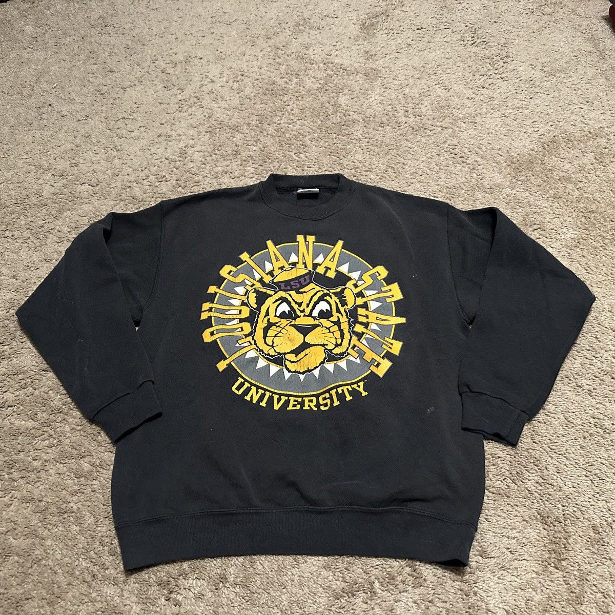 Vintage 90s LSU Tigers Crewneck Size US L / EU 52-54 / 3 - 1 Thumbnail