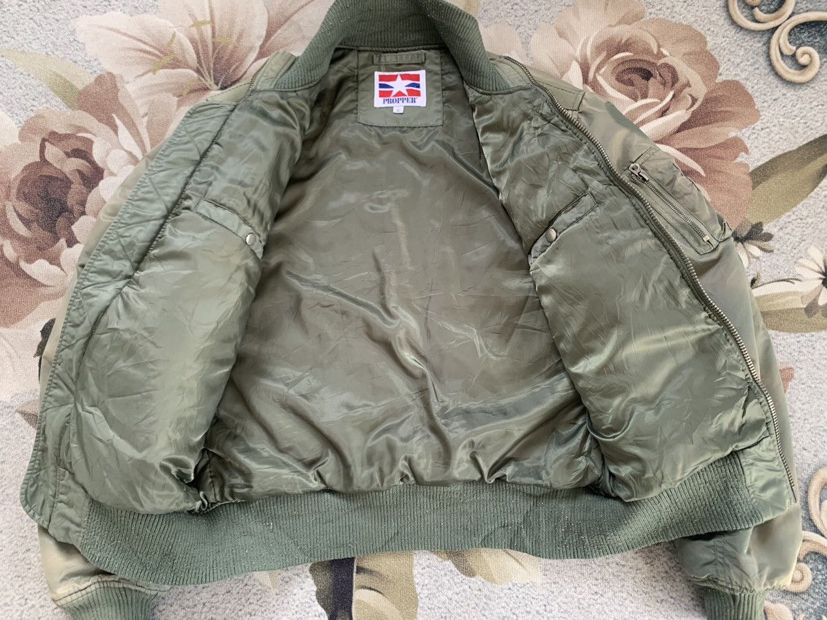 Propper Vtg Propper USAF George A.F.Base TacticalPilot Bomber Jacket Size US L / EU 52-54 / 3 - 16 Thumbnail