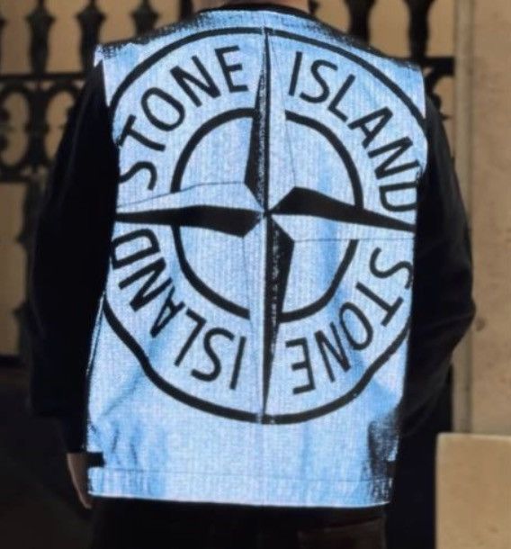 Stone Island Stone Island Needle Punched Punched Reflective Vest Size 52R - 2 Thumbnail