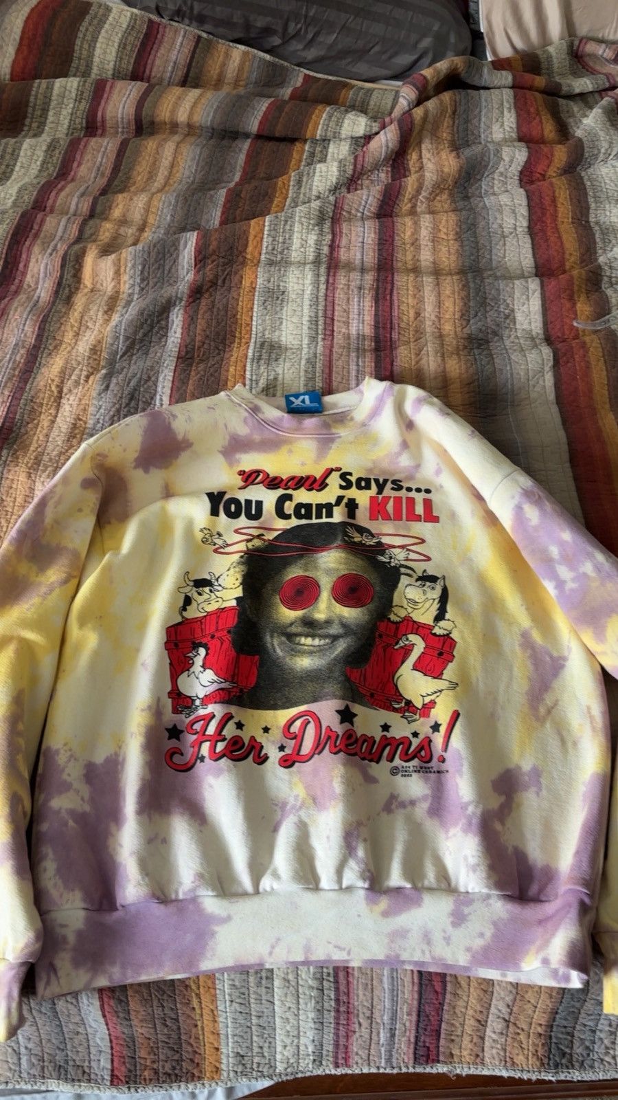 A24 × Online Ceramics Online Ceramics x A24 Pearl Crewneck Size US XL / EU 56 / 4 - 1 Thumbnail