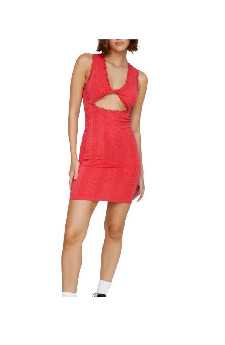 Nasty Gal Nasty gal Cutout Lace Trim Minidress M/L Size L / US 10 / IT 46 - 9 Thumbnail