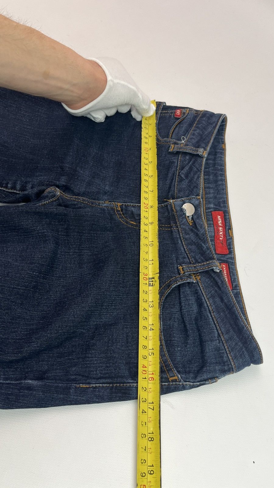 Miss Sixty Vintage Miss Sixty Ultra Low Waist Jeans Boot Cut 29x30 Size 29" - 8 Thumbnail