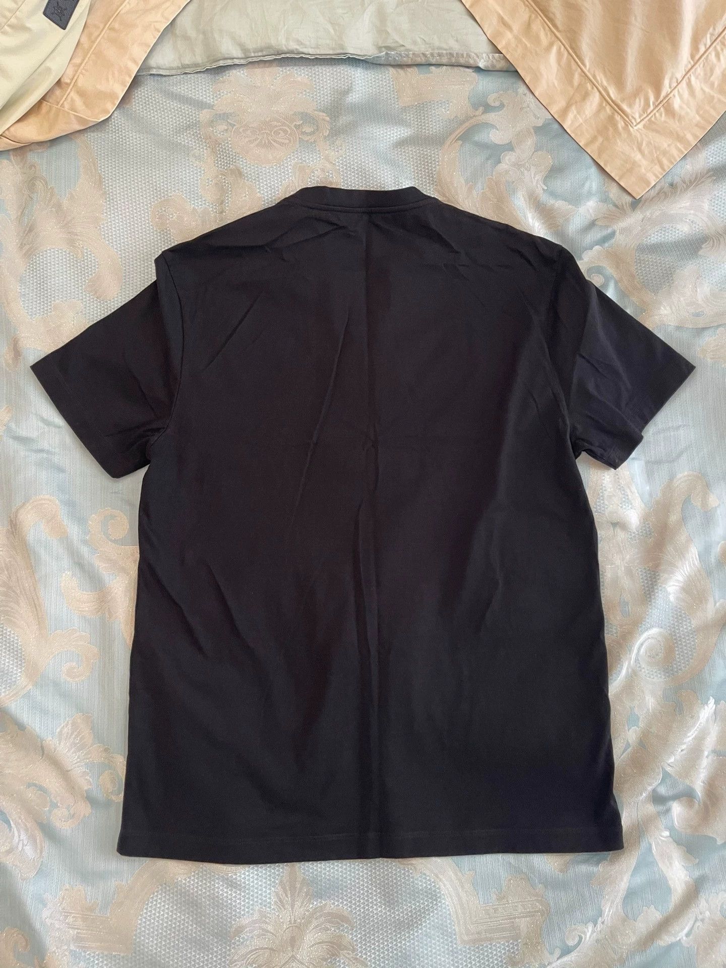 Versace Versace Black Lion Embroidered Sequined Logo XL Tee Size US XL / EU 56 / 4 - 4 Thumbnail