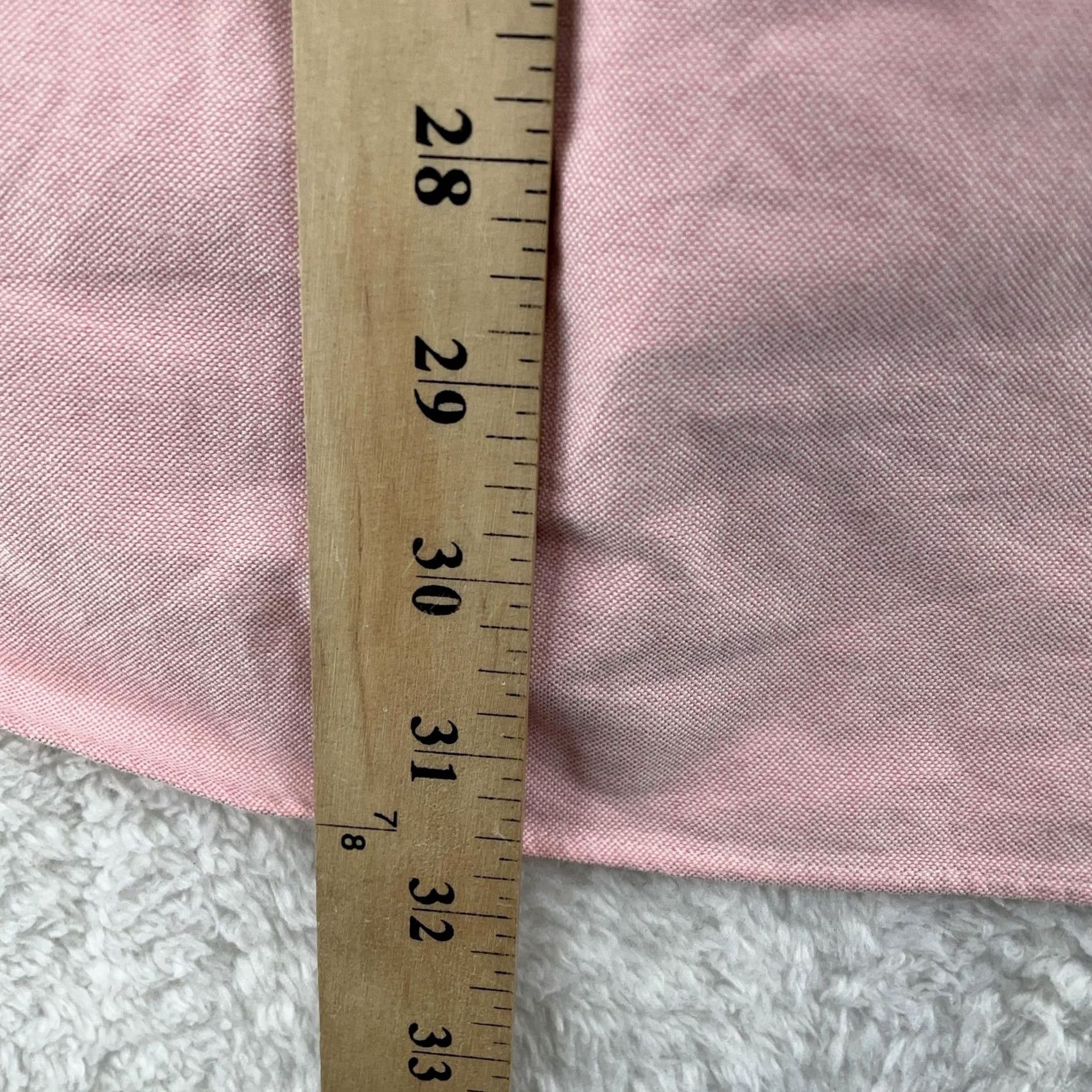 Ralph Lauren Ralph Lauren Dress Shirt Mens 16.5 33 Pink Oxford Collared Button Down Pony Logo Shirt Mens Pink Oxford Dress Shirt Size 46R - 7 Thumbnail