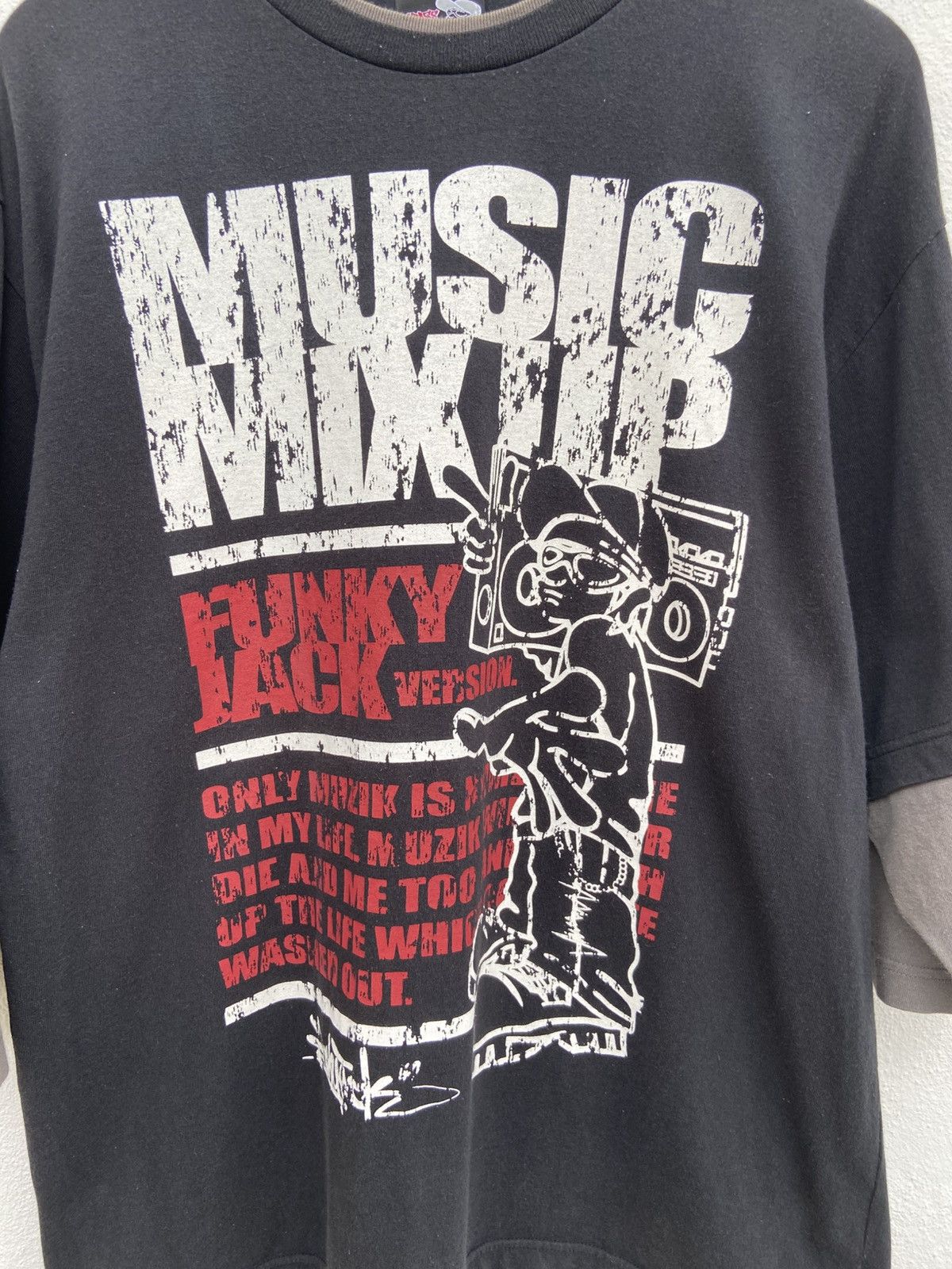 Vintage Vtg y2k Vintage Grass Hitter tee double sleeve hype beast Size US L / EU 52-54 / 3 - 2 Thumbnail