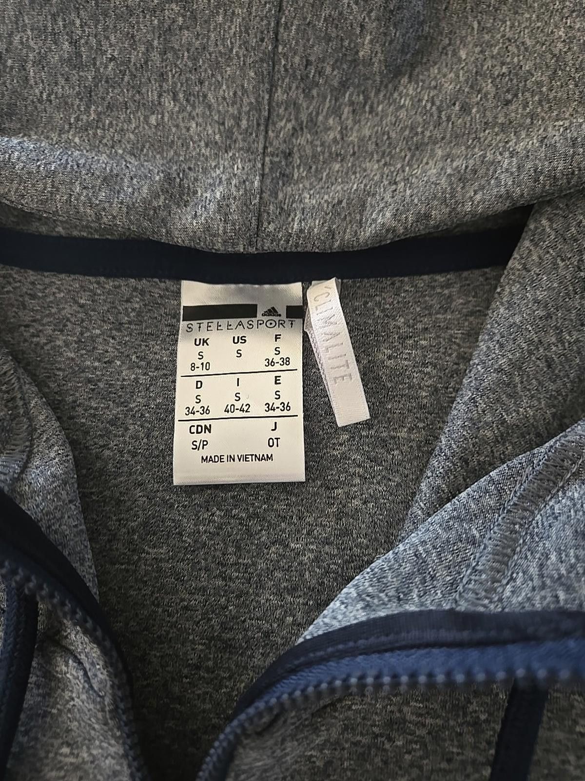 Adidas Adidas by Stella McCartney Hoodie Sweatshirt 1/4 Zip Sz Smal Size S / US 4 / IT 40 - 6 Thumbnail