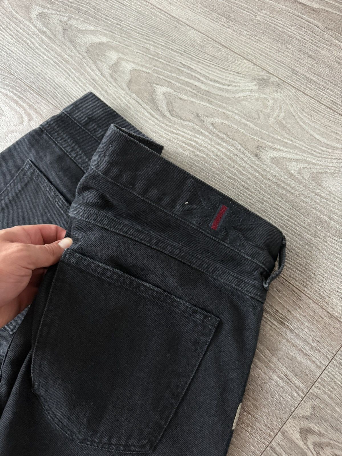 Isabel Marant Isabel Marant x H&M Embroidered Western Black Denim Jeans Size US 33 - 21 Thumbnail