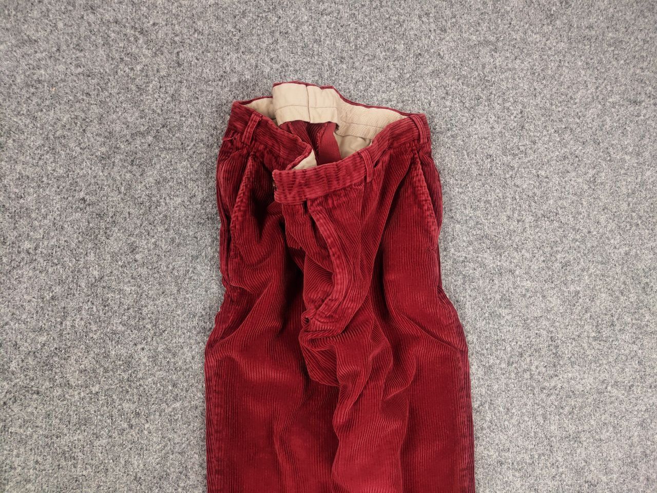 Burberry Burberry London Vintage Corduroy Dark Red Trouser Pants Size US 34 / EU 50 - 4 Thumbnail