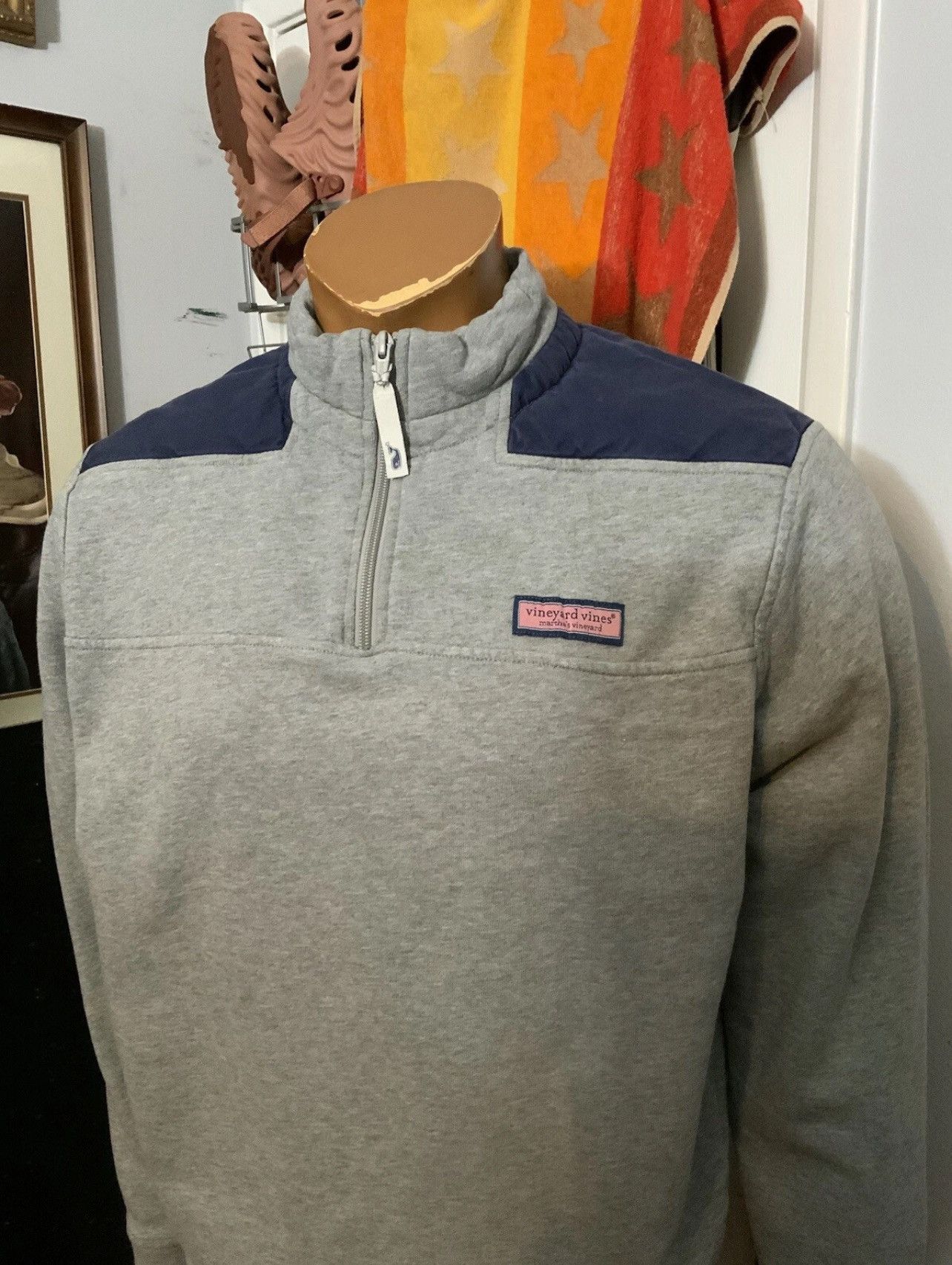 Vineyard Vines Vineyard Vines Martha’s Vineyard 1/4 Zip Pullover Sweatshirt Size US S / EU 44-46 / 1 - 10 Thumbnail
