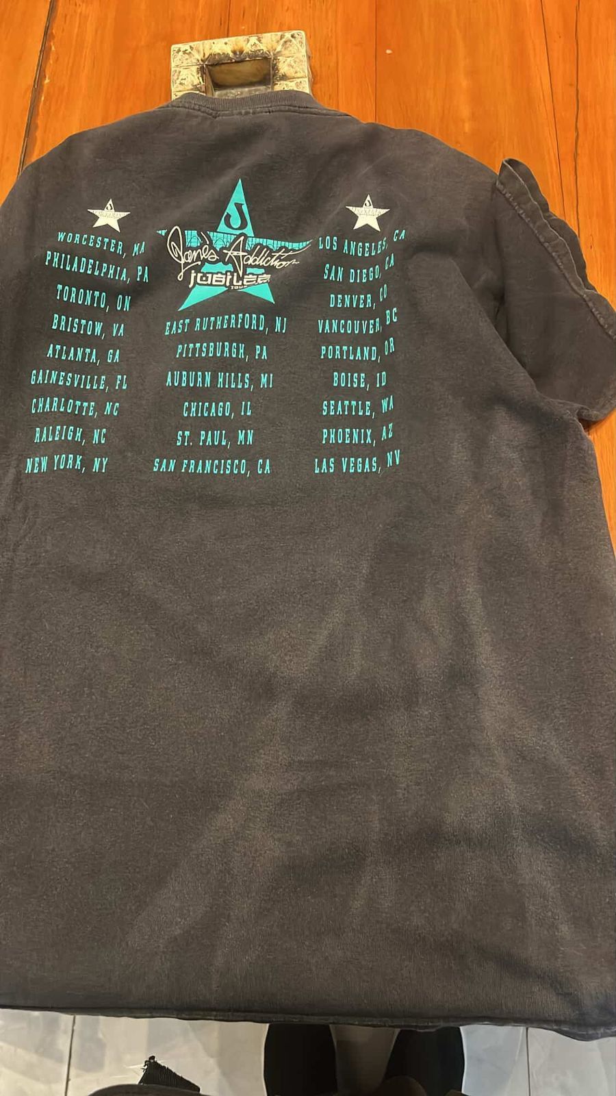 Vintage Jane's Addiction T-shirt Black 2001 Tour Pit to pit Size US L / EU 52-54 / 3 - 2 Thumbnail