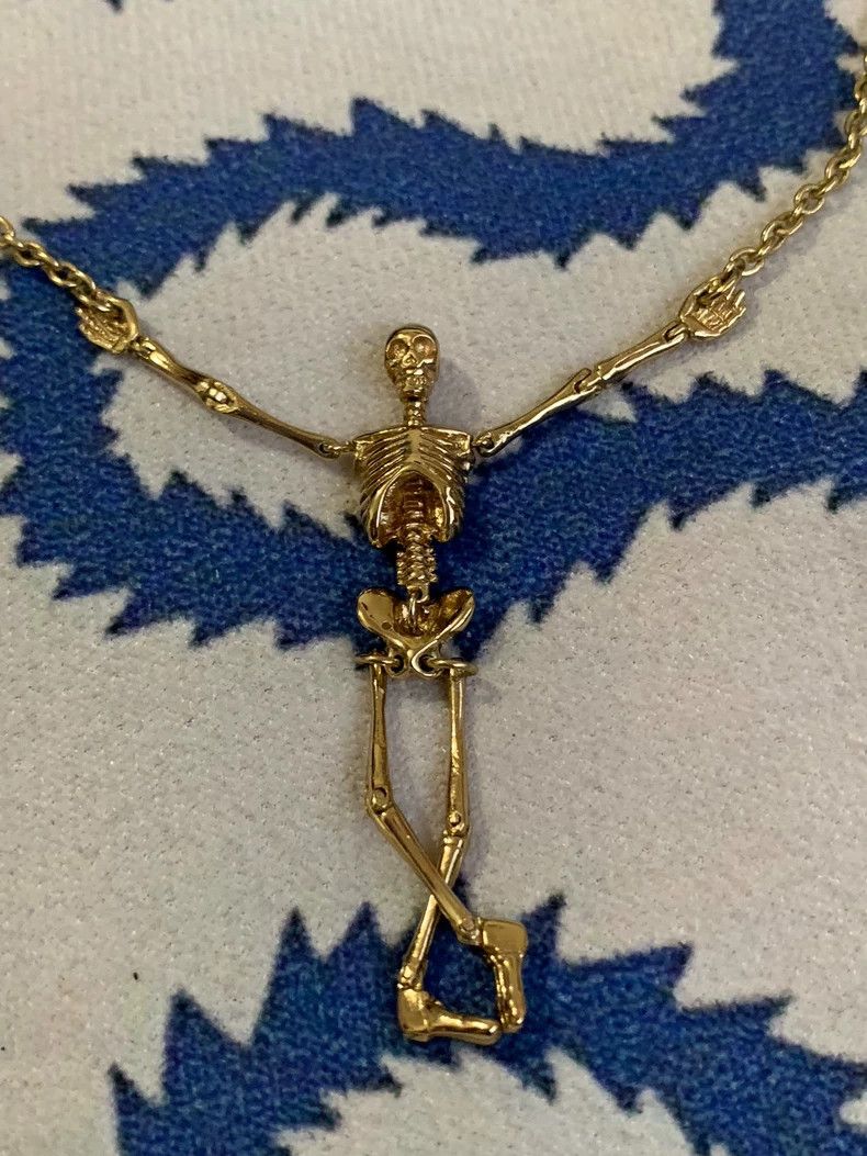 Vivienne Westwood Vivienne Westwood Mid-19th century gold skeleton necklace Size ONE SIZE - 3 Thumbnail
