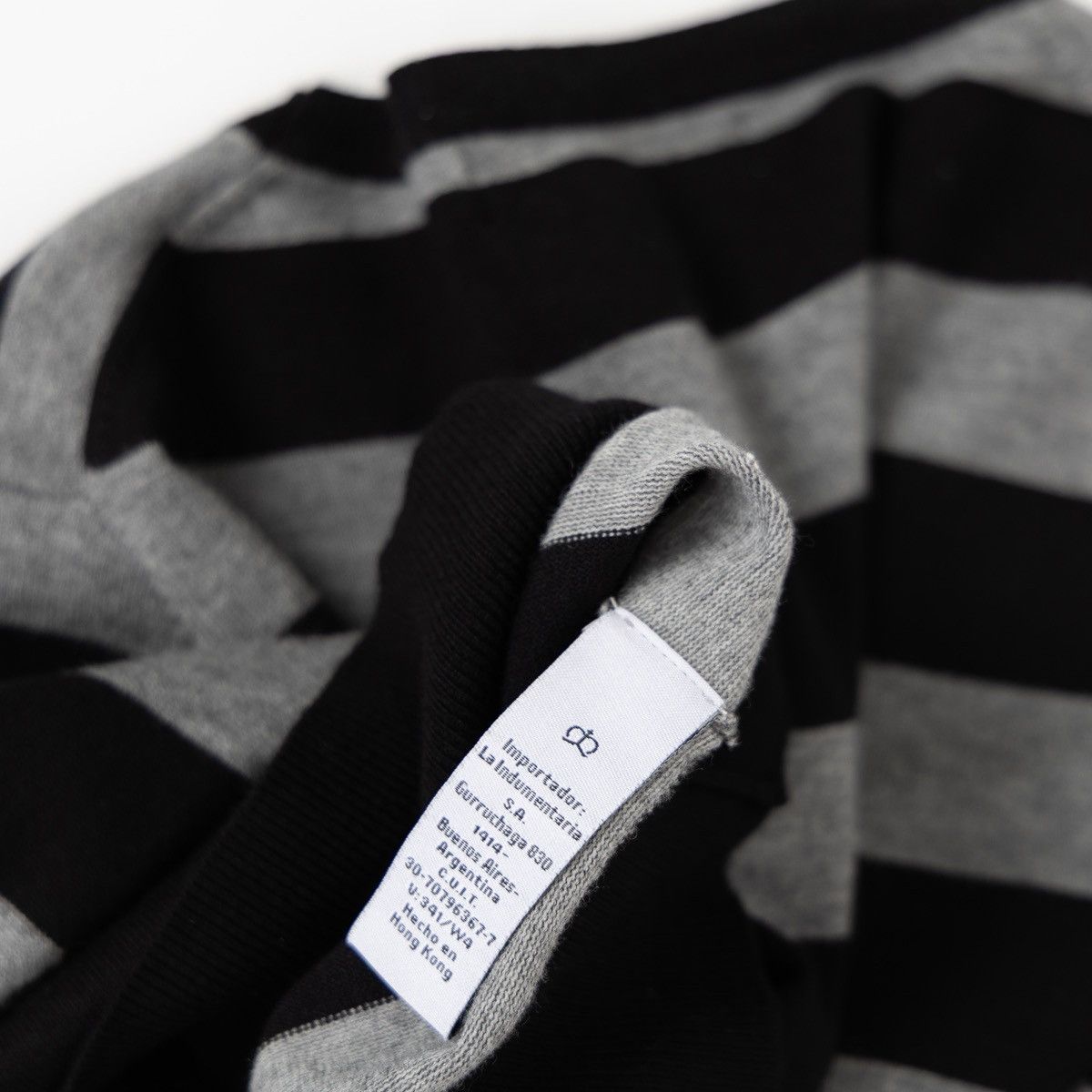 Other Paula Cahen D’Anvers Womens Striped Crop Sweater Black Gray Size M / US 6-8 / IT 42-44 - 7 Thumbnail