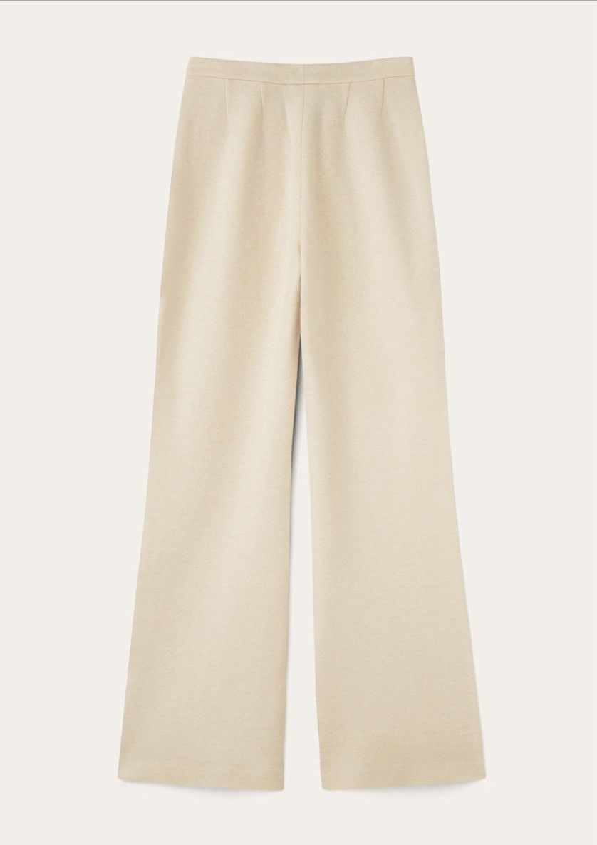 Loro Piana o1srvl11e0825 FAN3498 Robin Pant in Cream Size 26" / US 2 / IT 38 - 7 Thumbnail