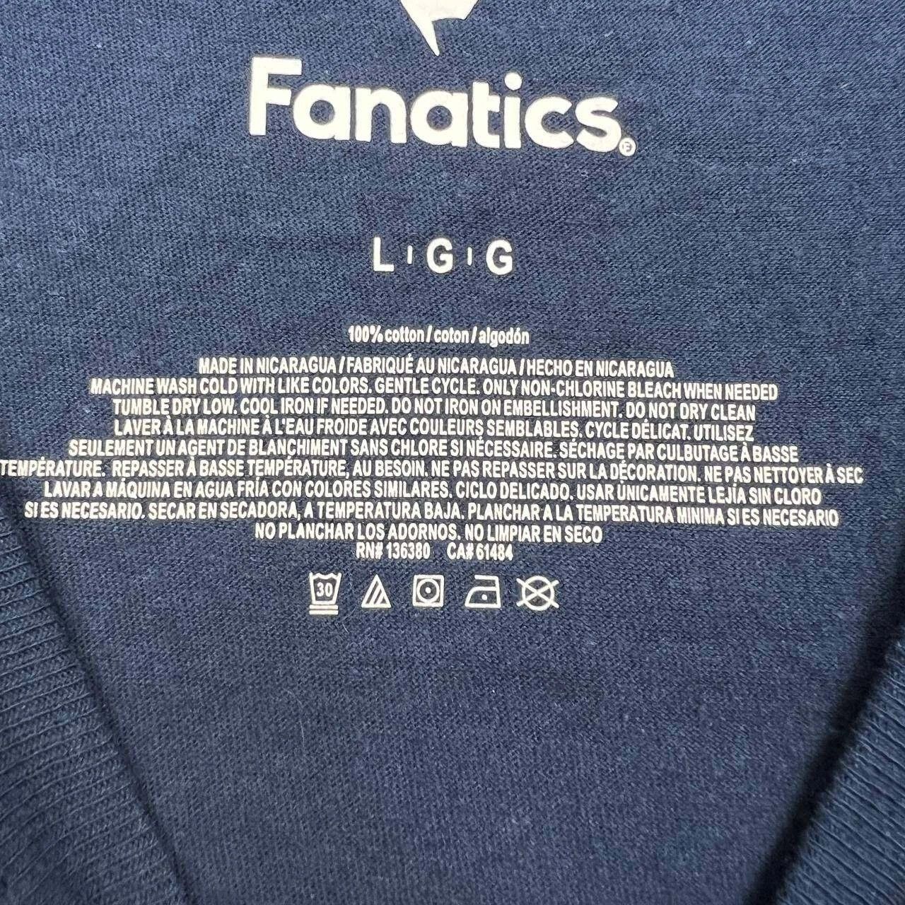Other New York City FC Shirt Men Fanatics Short Sleeve Crew Neck L Size US L / EU 52-54 / 3 - 5 Thumbnail