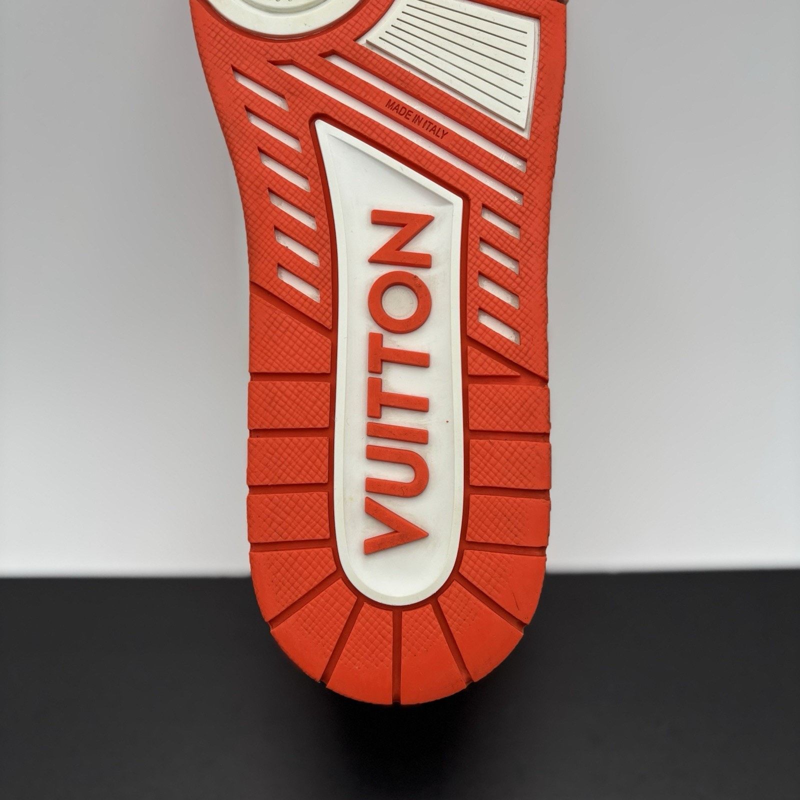 Louis Vuitton Louis Vuitton Trainer Strap ' Orange ' | GREAT CONDITION! Size US 10.5 / EU 43-44 - 18 Thumbnail