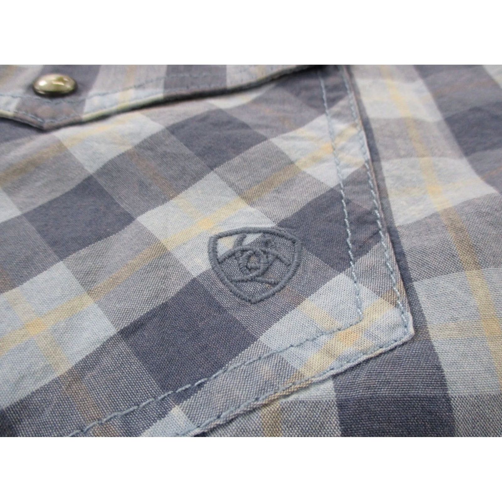 Ariat Ariat Plaid Shirt Mens XL Western Pearl Snap Rodeo Cowboy Athletic Retro Fit Size US XL / EU 56 / 4 - 6 Thumbnail