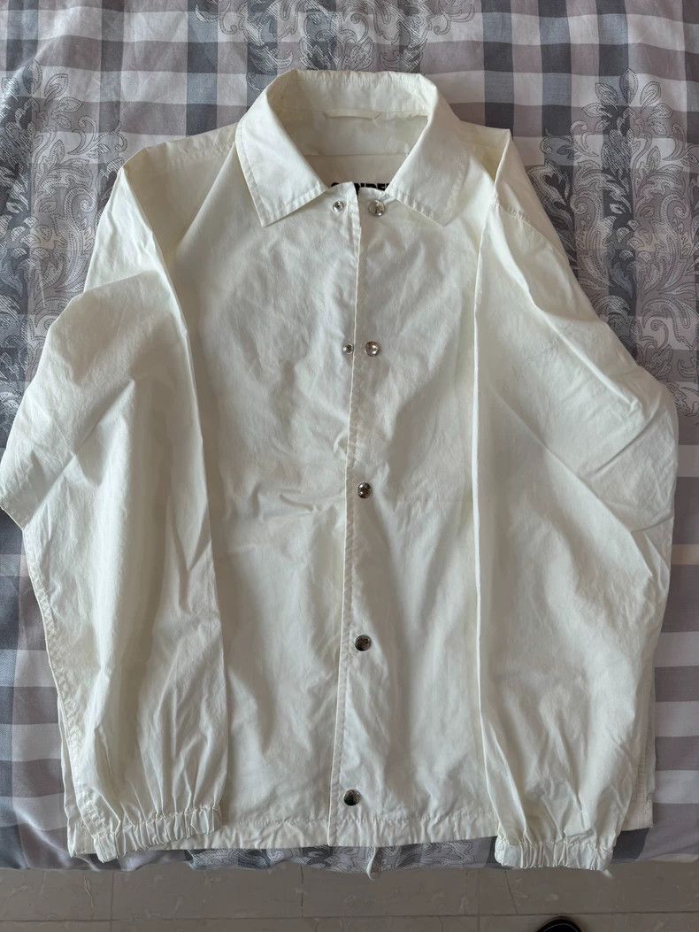 Jil Sander Jil Sander White coach jacket Size M / US 6-8 / IT 42-44 - 2 Thumbnail