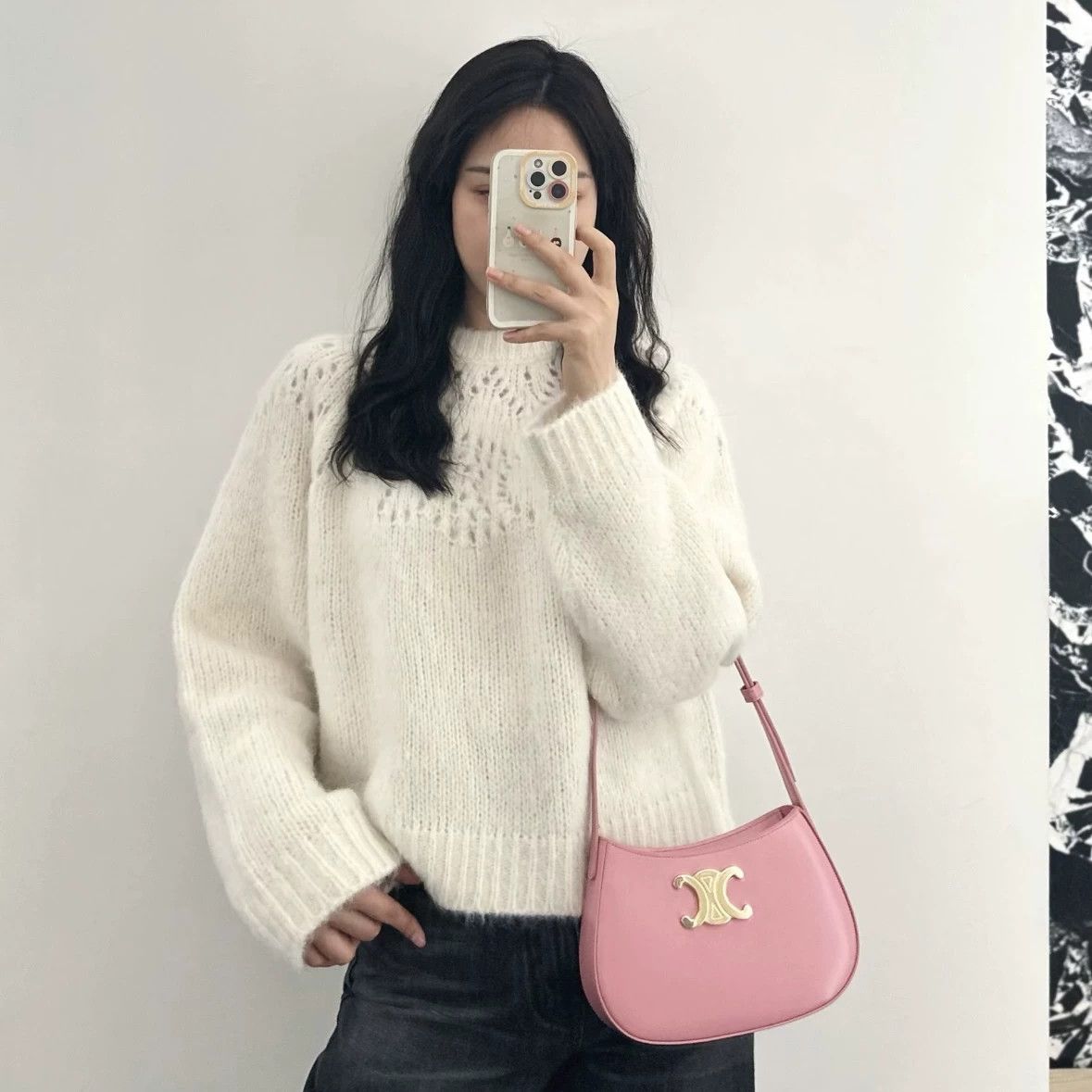 Celine Celine mar411 Alpaca Wool Open Knit LS Sweater S Size S / US 4 / IT 40 - 7 Thumbnail