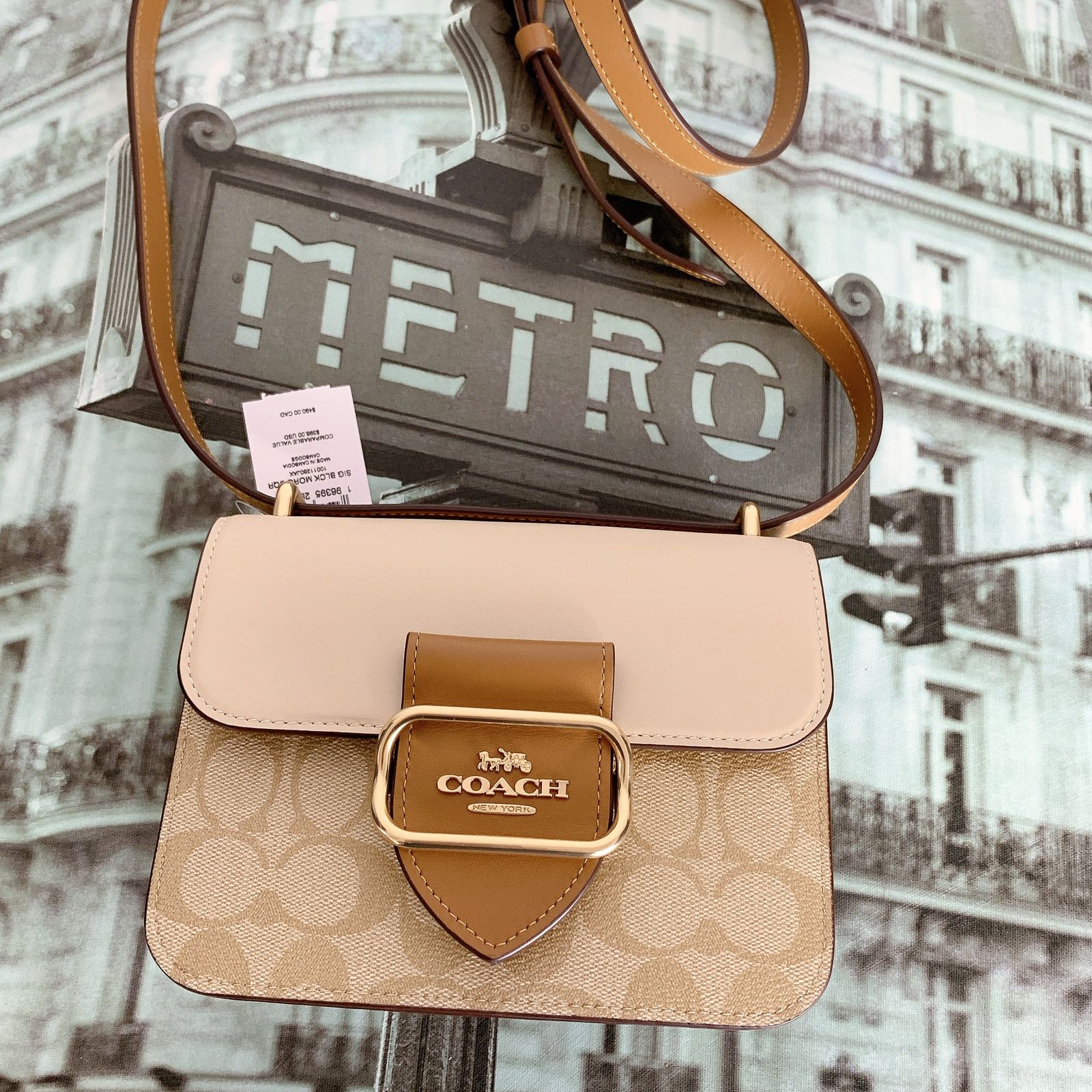 Coach Coach CR329 Morgan Square Crossbody Bag In Blocked Signature Size ONE SIZE - 2 Thumbnail